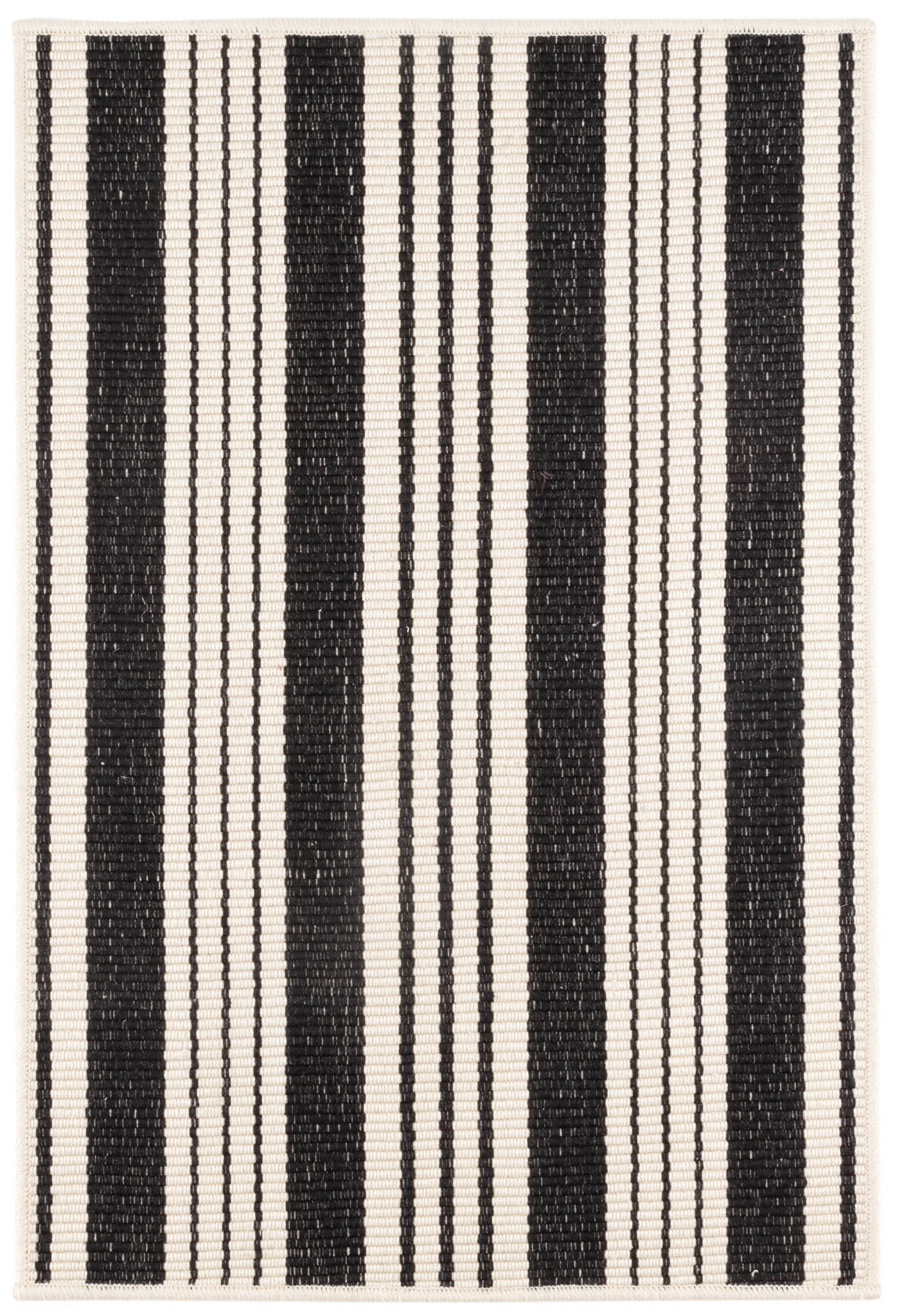 Birmingham Handwoven Indoor/Outdoor Custom Rug | Black