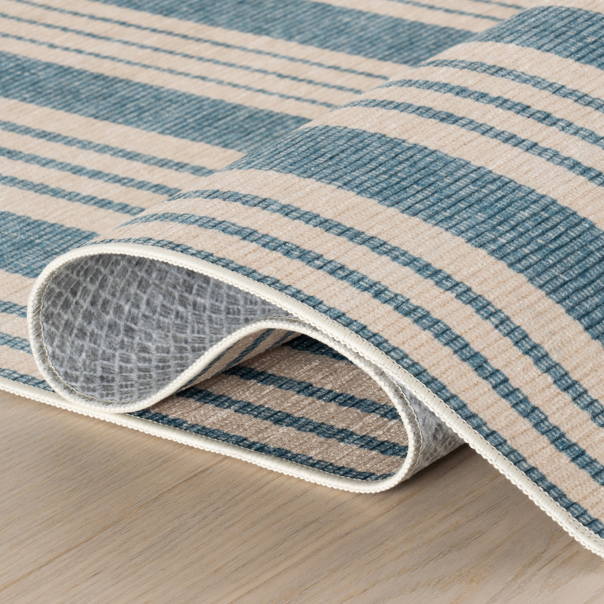 Birmingham Machine Washable Rug | Blue - Image 3