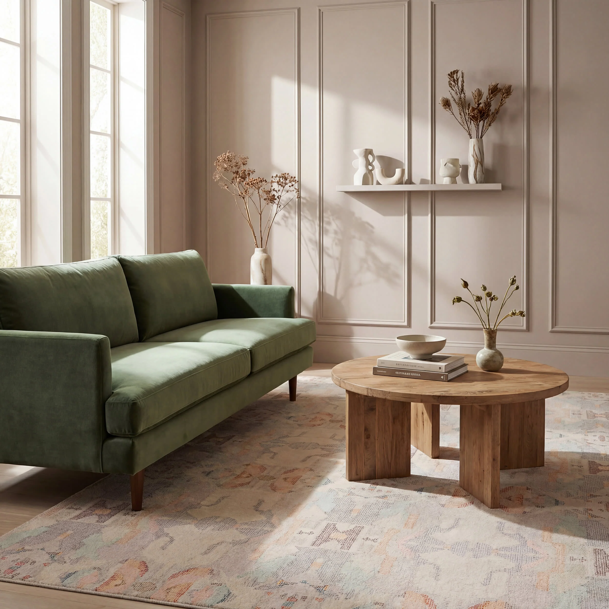 Bize Transitional Abstract Washable Rug | Multicolor - Image 5