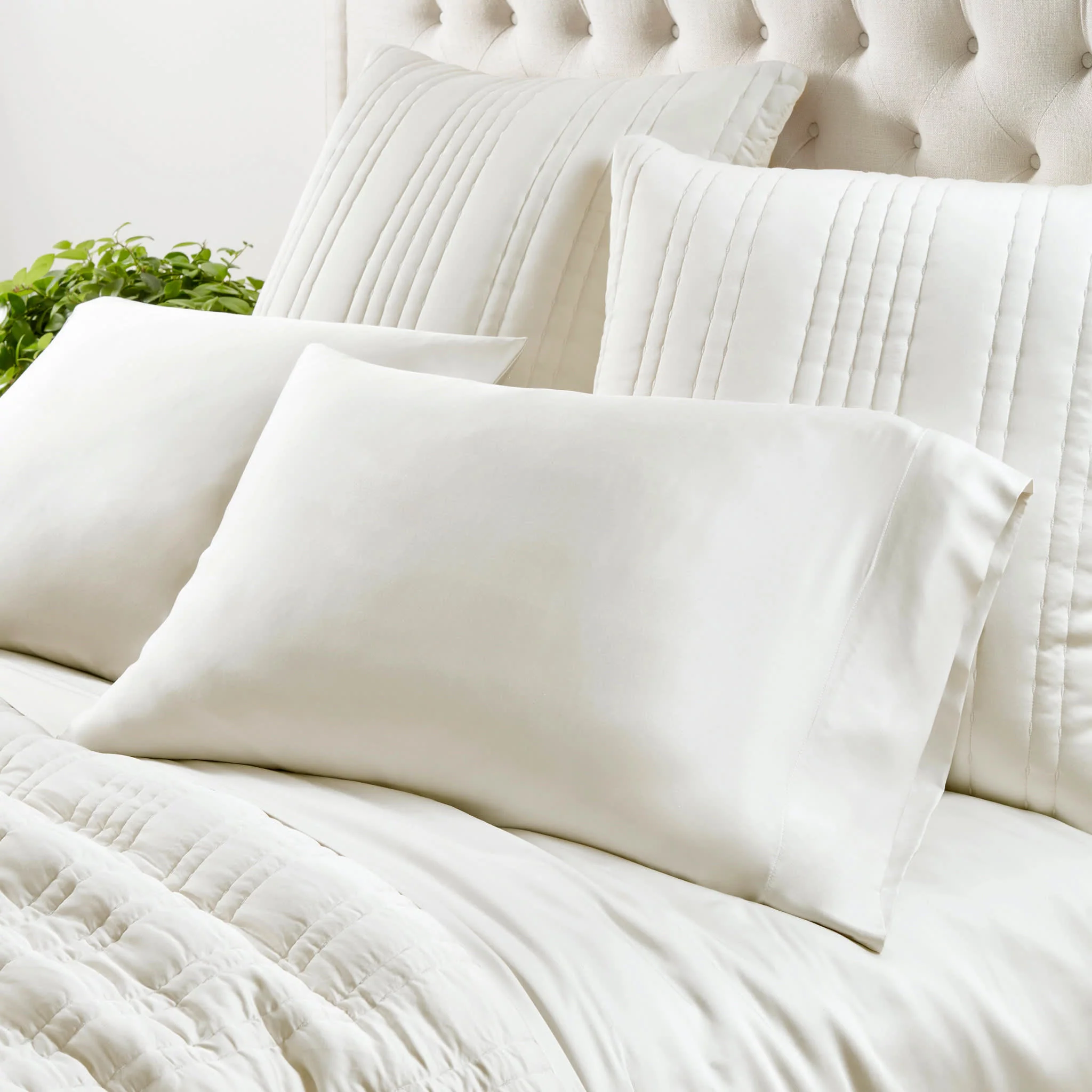 Blissful Bamboo Sheet Set | Pearl - Image 3