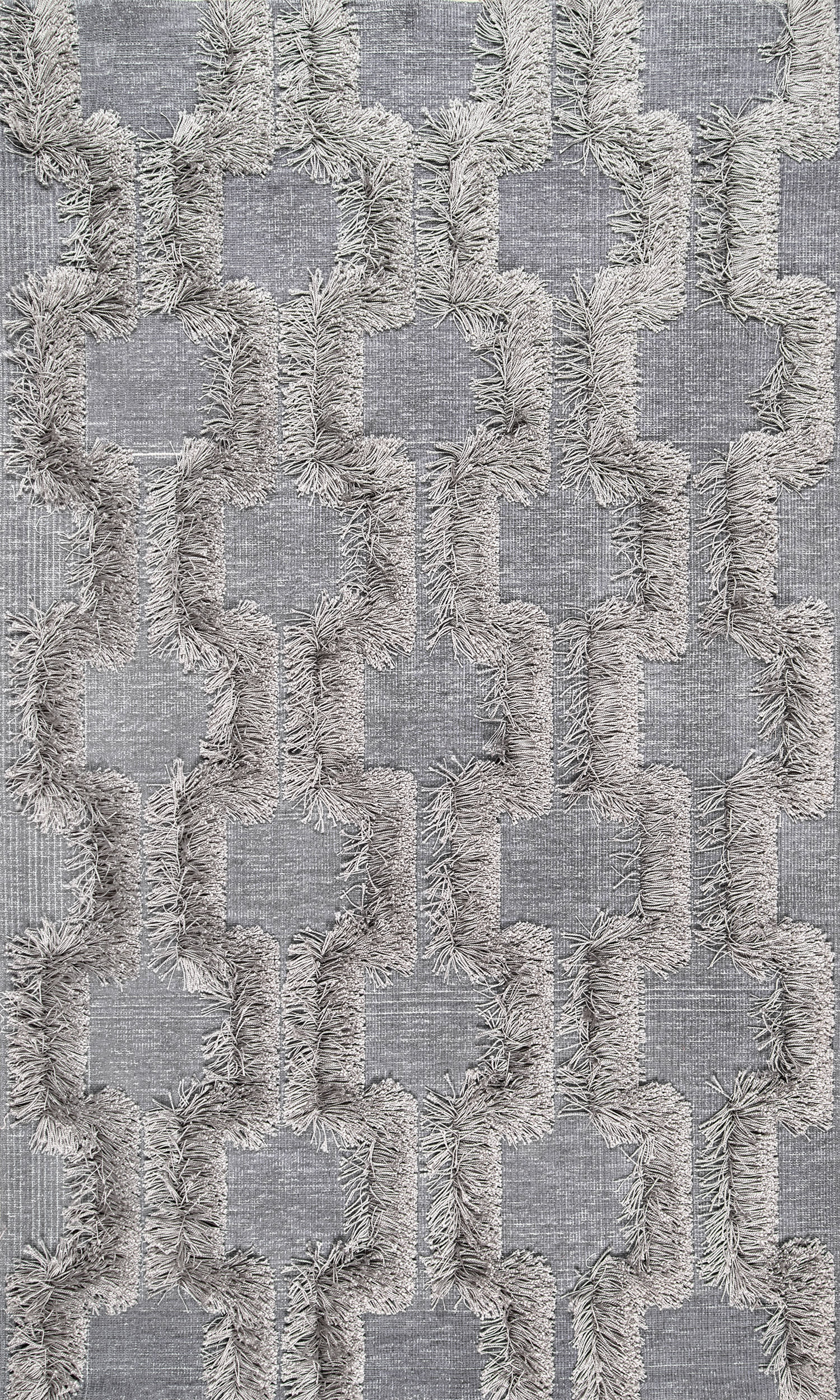 Bloc Shag Rug | Silver