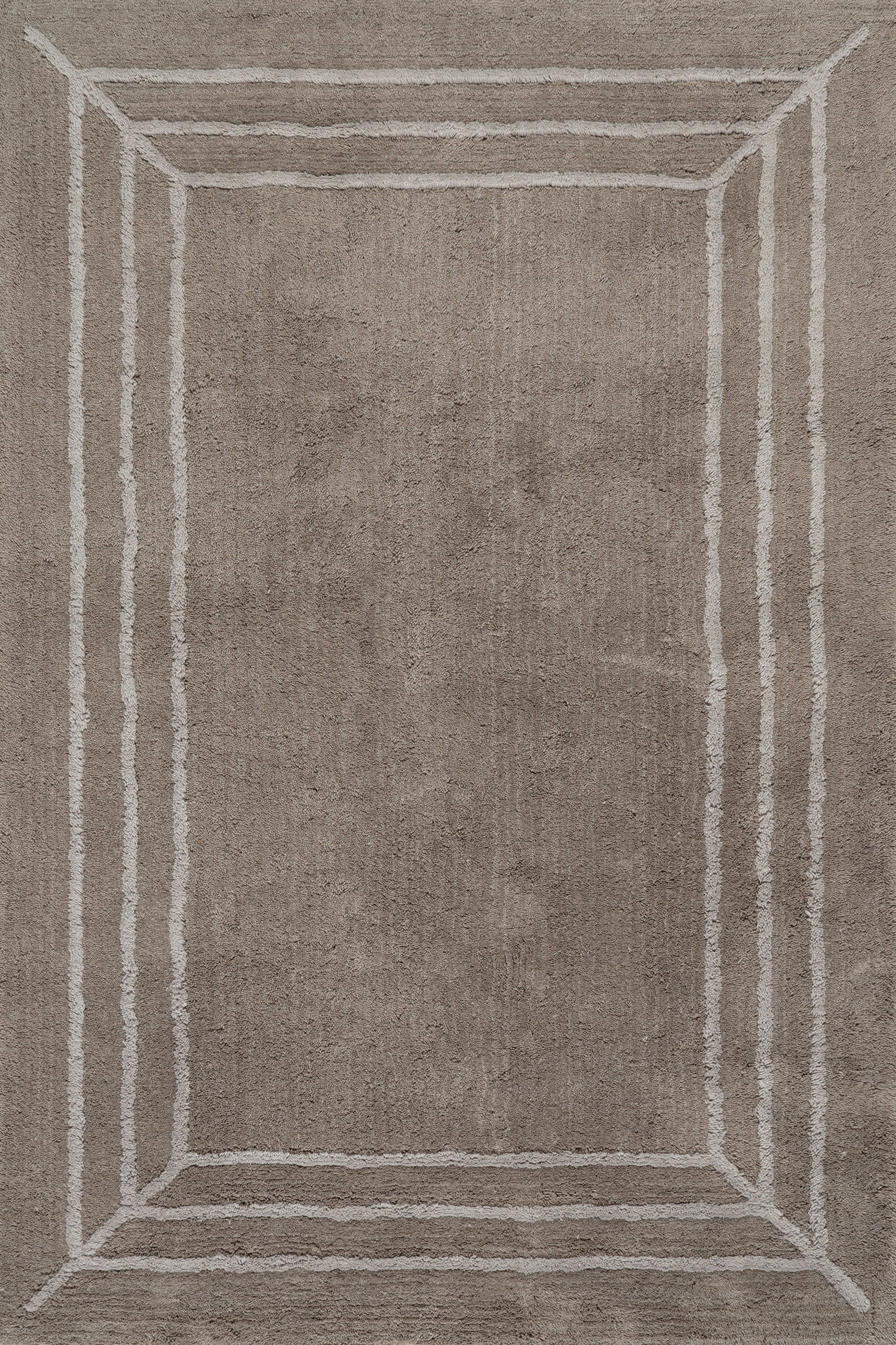 Bloomira Bordered Rug | Grey