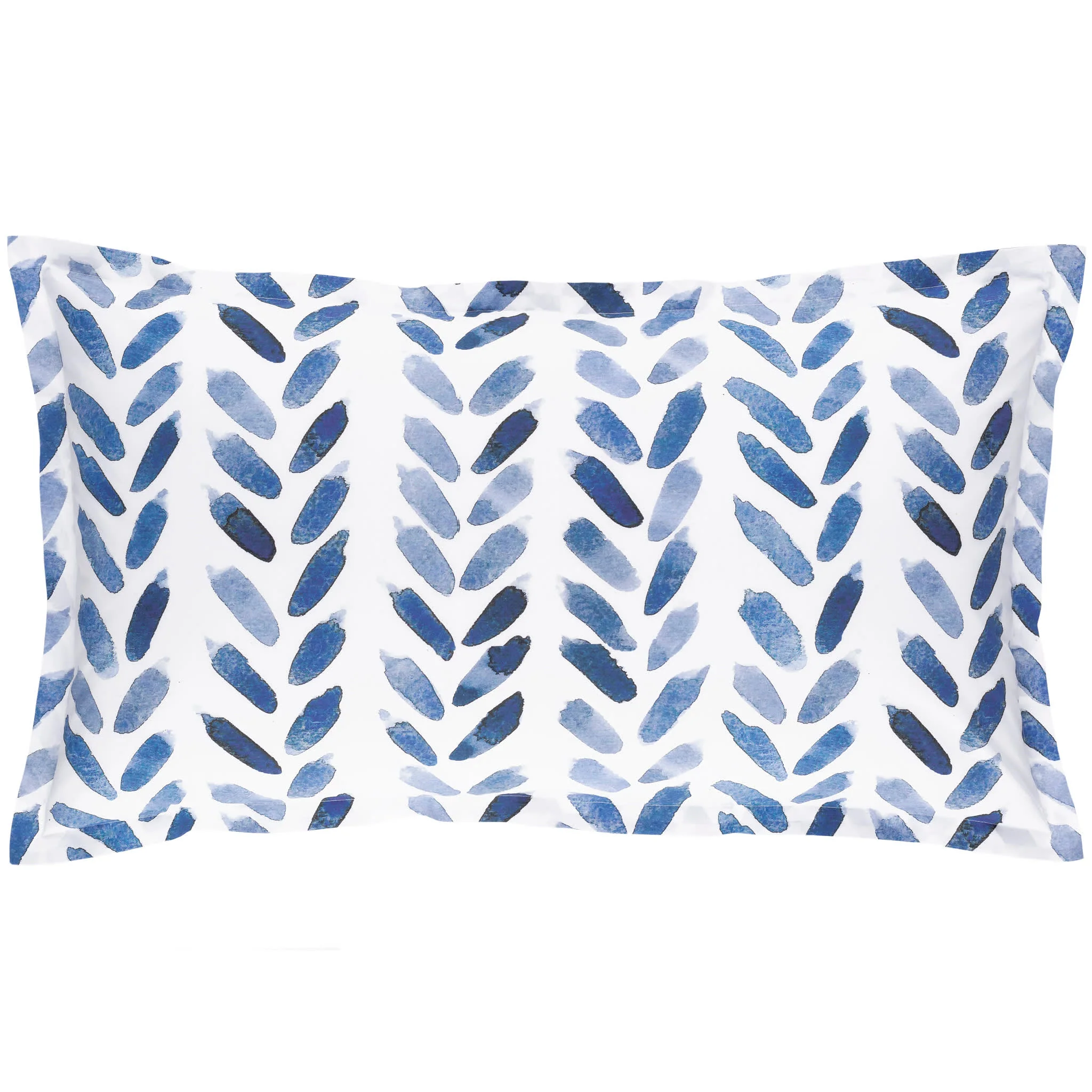 Blue Brush Sham | White/Blue - Image 4