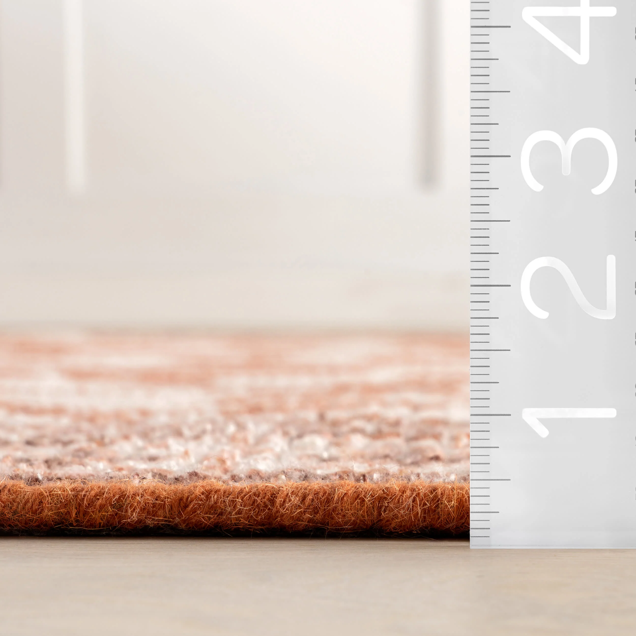 Botanica Hand Tufted Botanical Wool-Blend Rug | Orange - Image 5