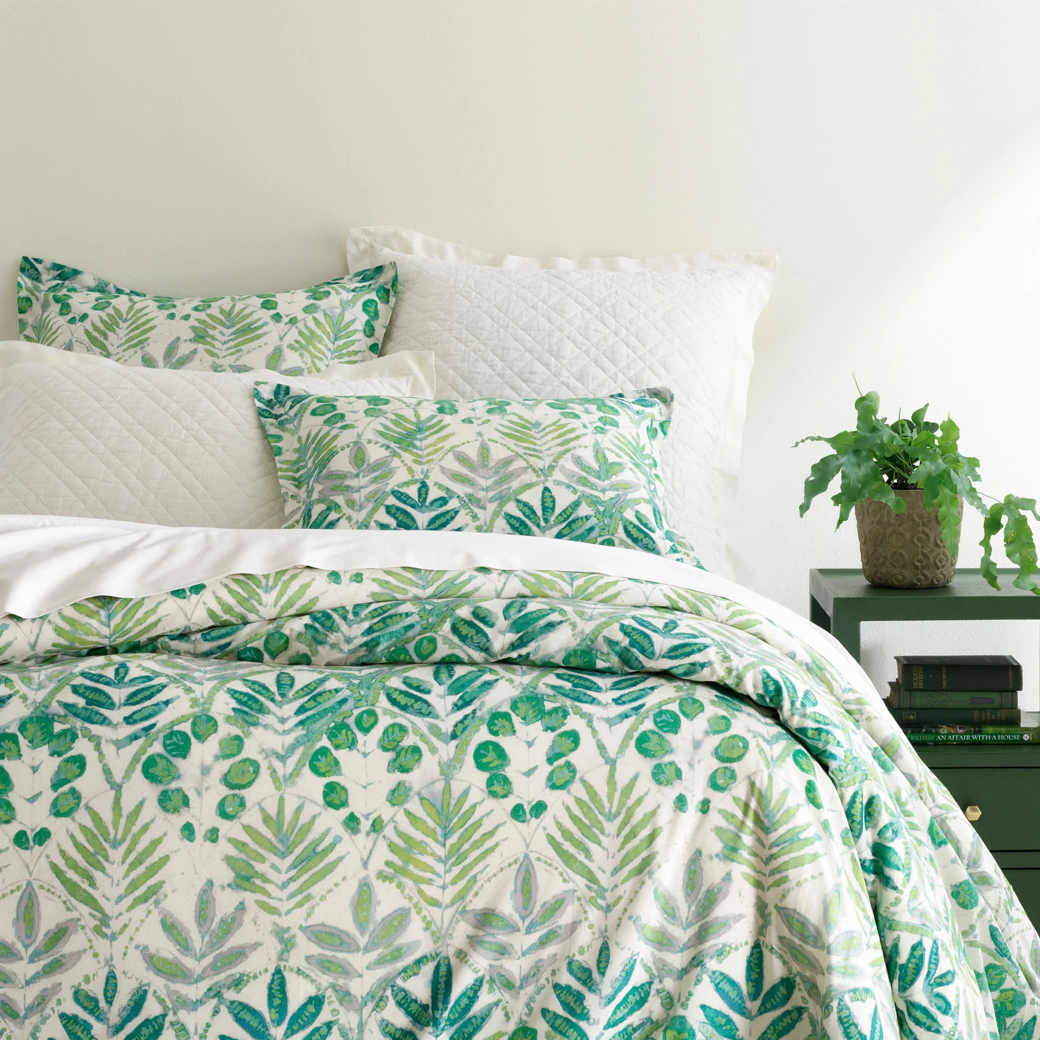 Botanical Duvet Cover | Green