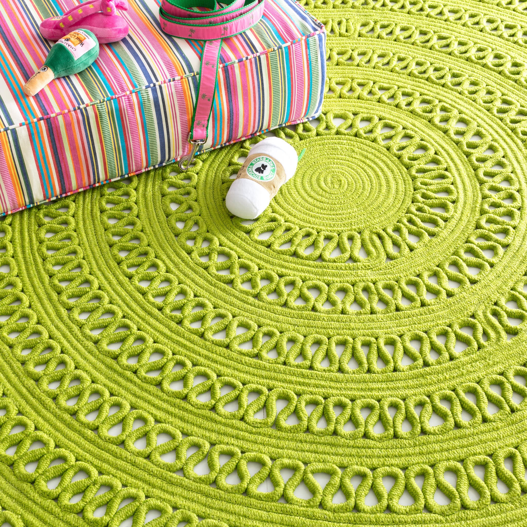 Bowline Handwoven Indoor/Outdoor Round Rug | Sprout - Image 3