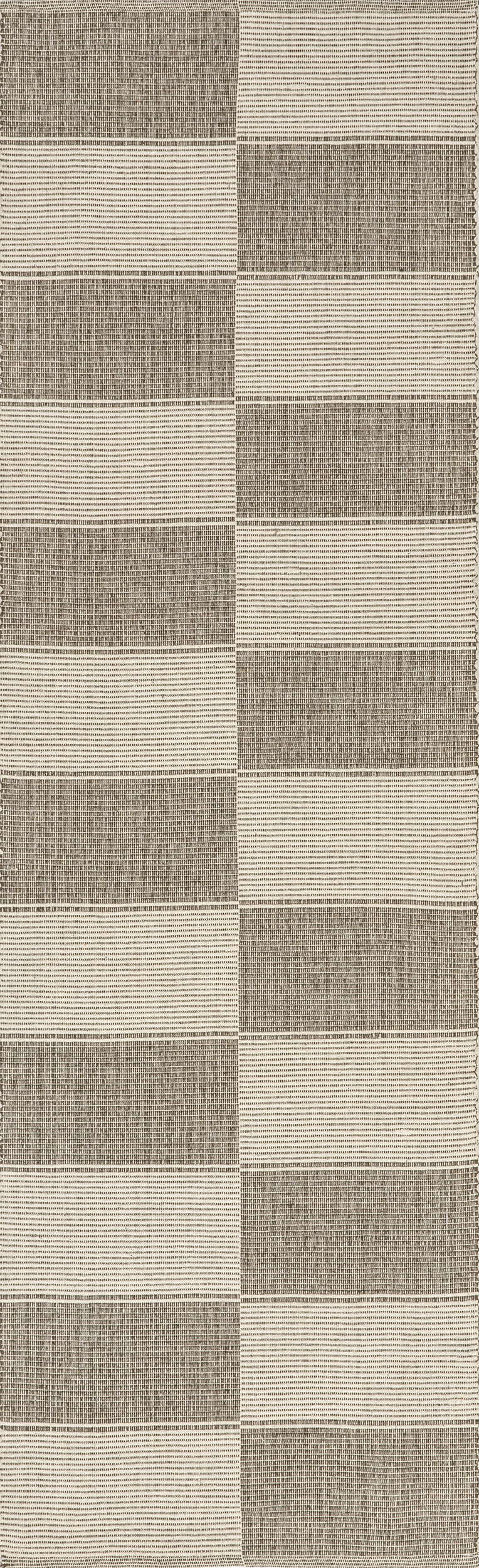 Boxelder Checked Cotton Rug | Sand