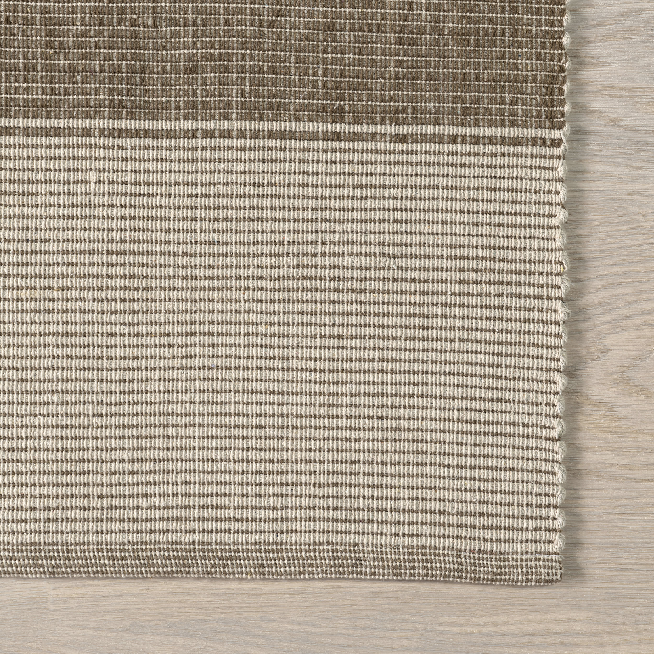 Boxelder Checked Cotton Rug | Sand - Image 3