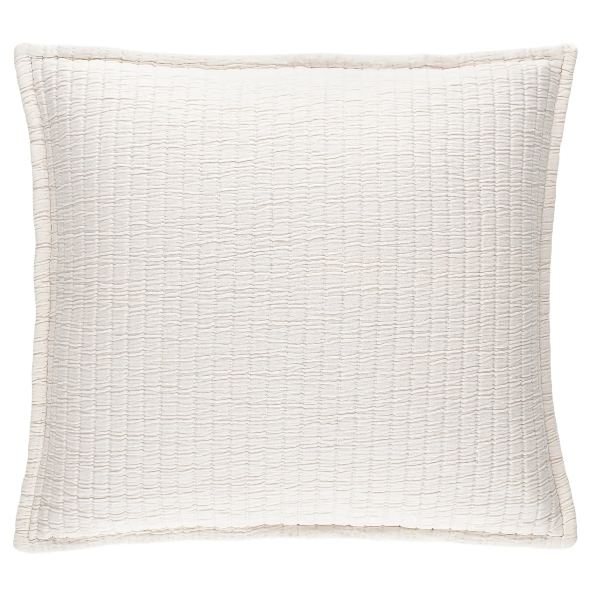Boyfriend Matelasse Sham | Ivory