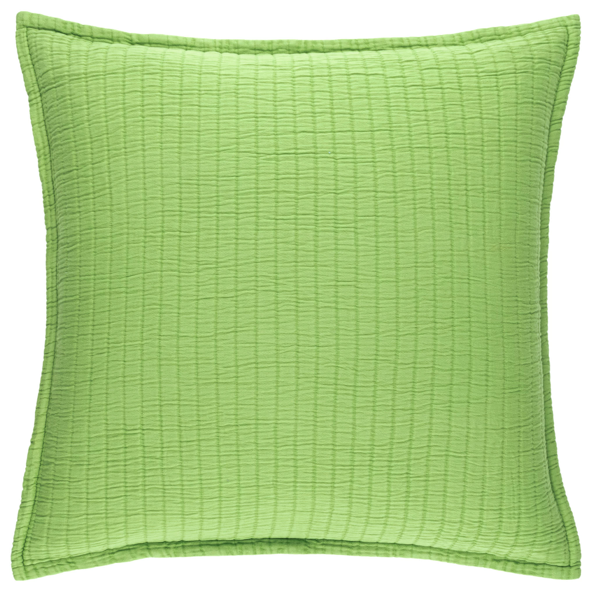 Boyfriend Matelasse Sham | Lime