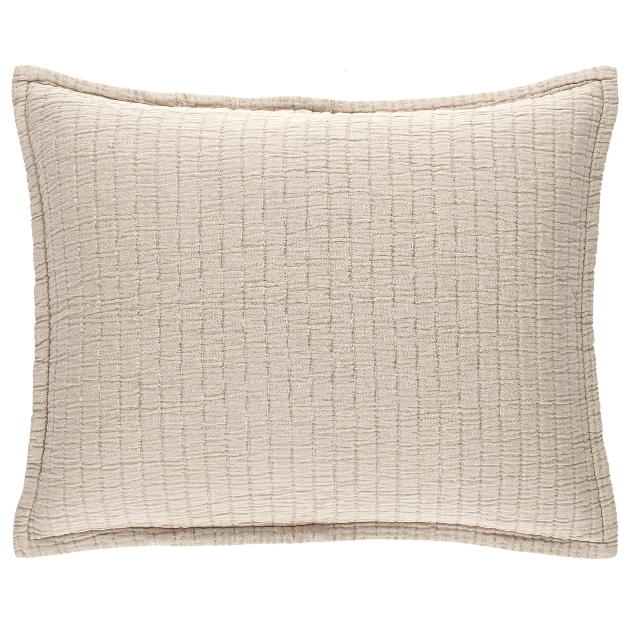 Boyfriend Matelasse Sham | Sand - Image 3