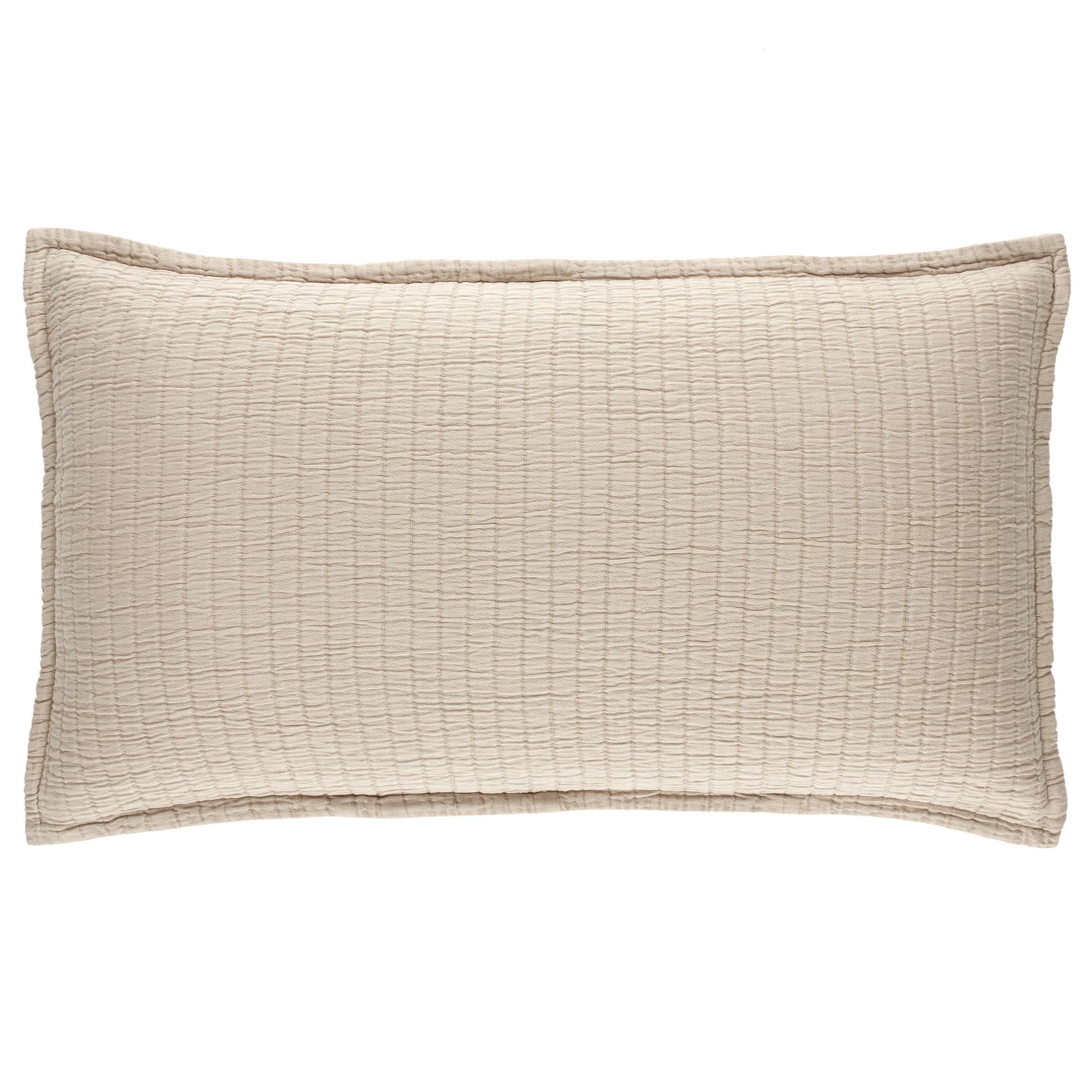 Boyfriend Matelasse Sham | Sand - Image 4