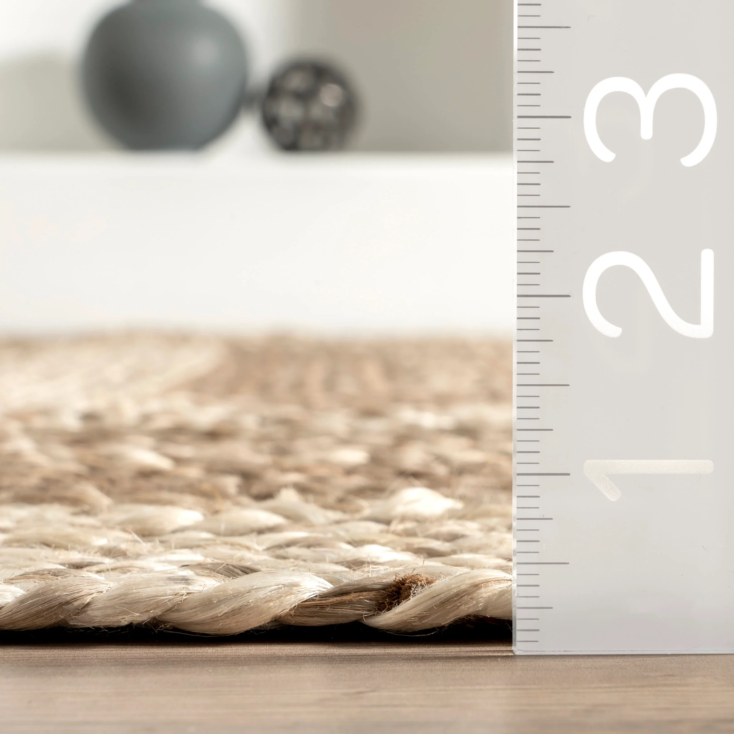 Braided Bengal Jute Rug | Natural - Image 5
