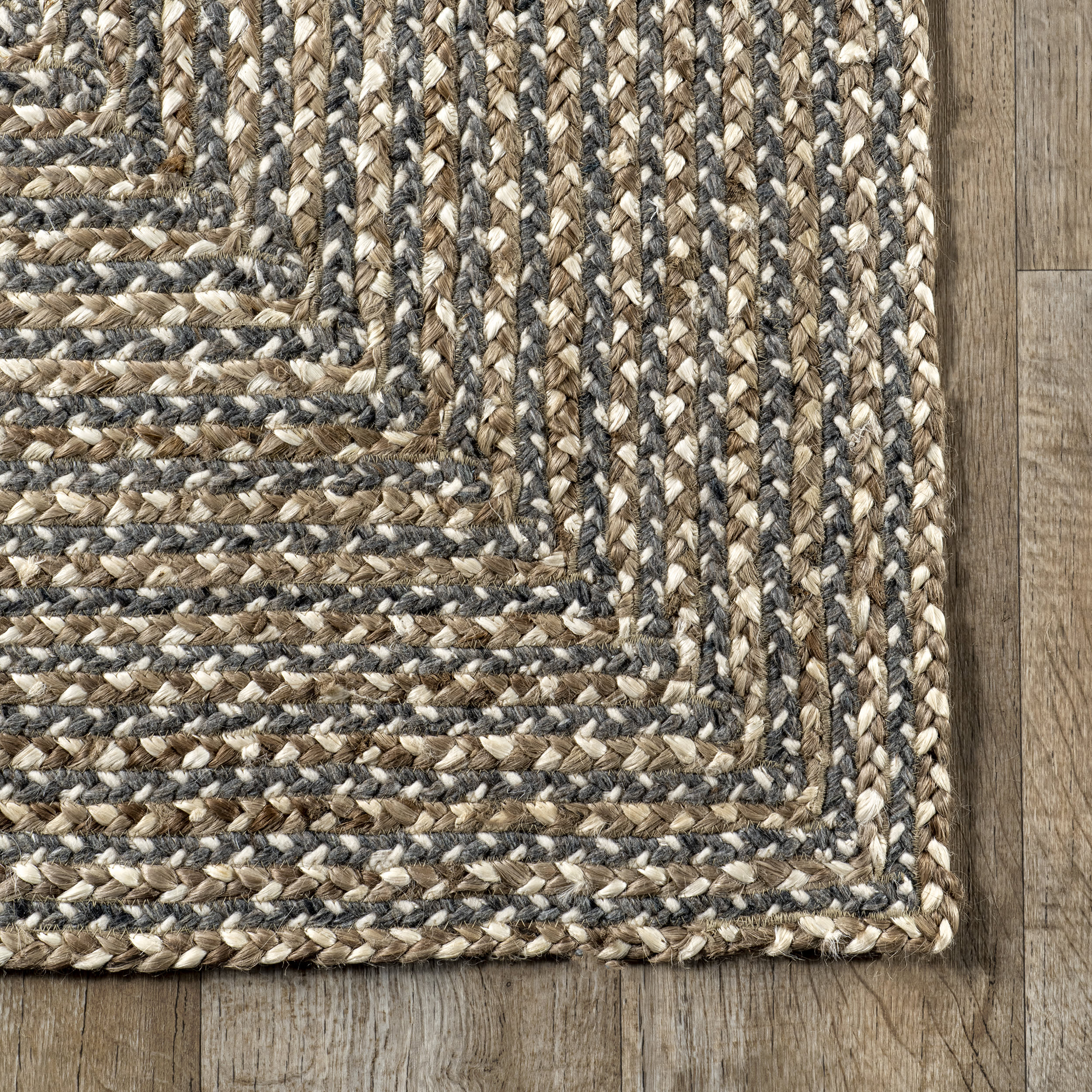 Braided Jute Rug | Grey - Image 3