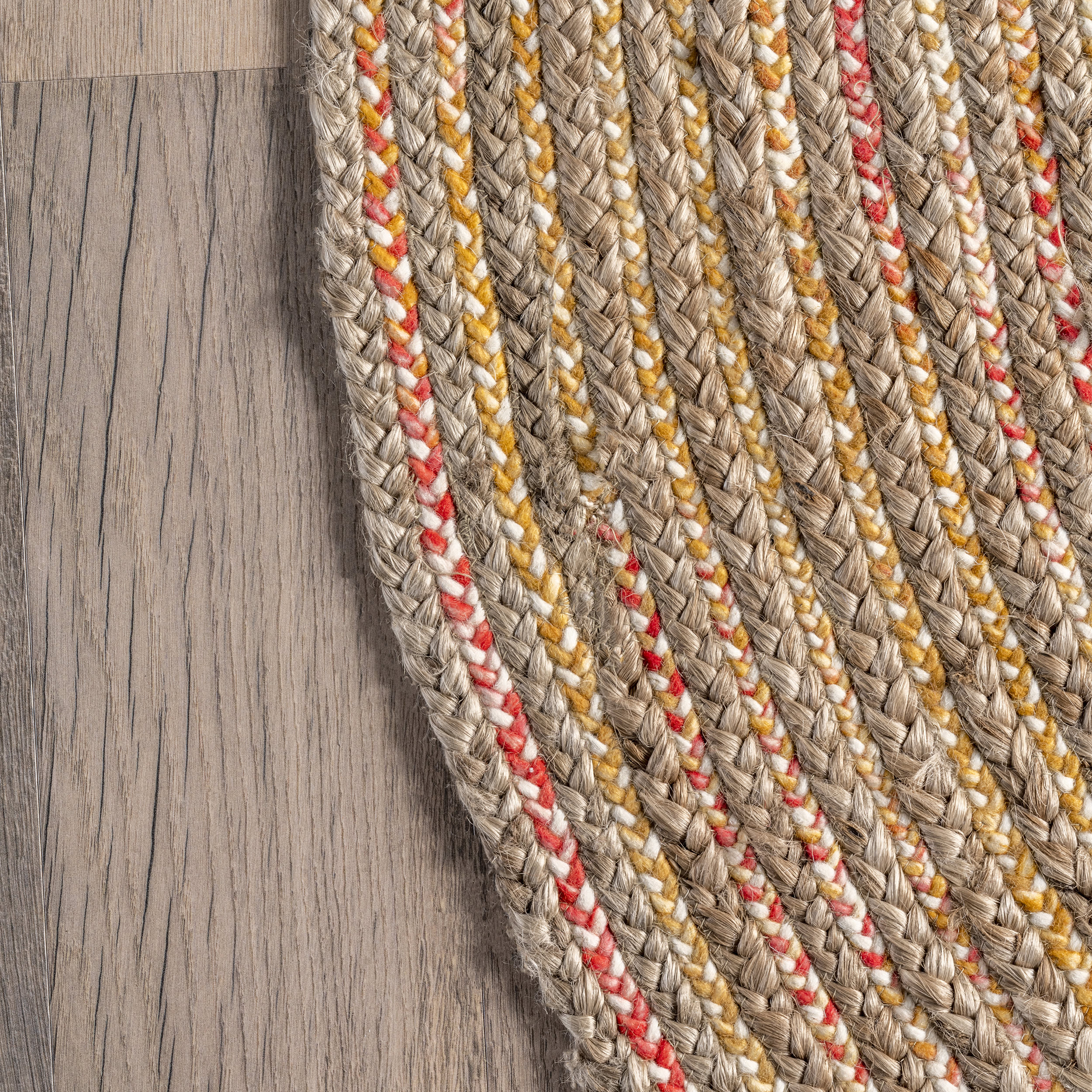 Braided Jute Rug | Natural - Image 3