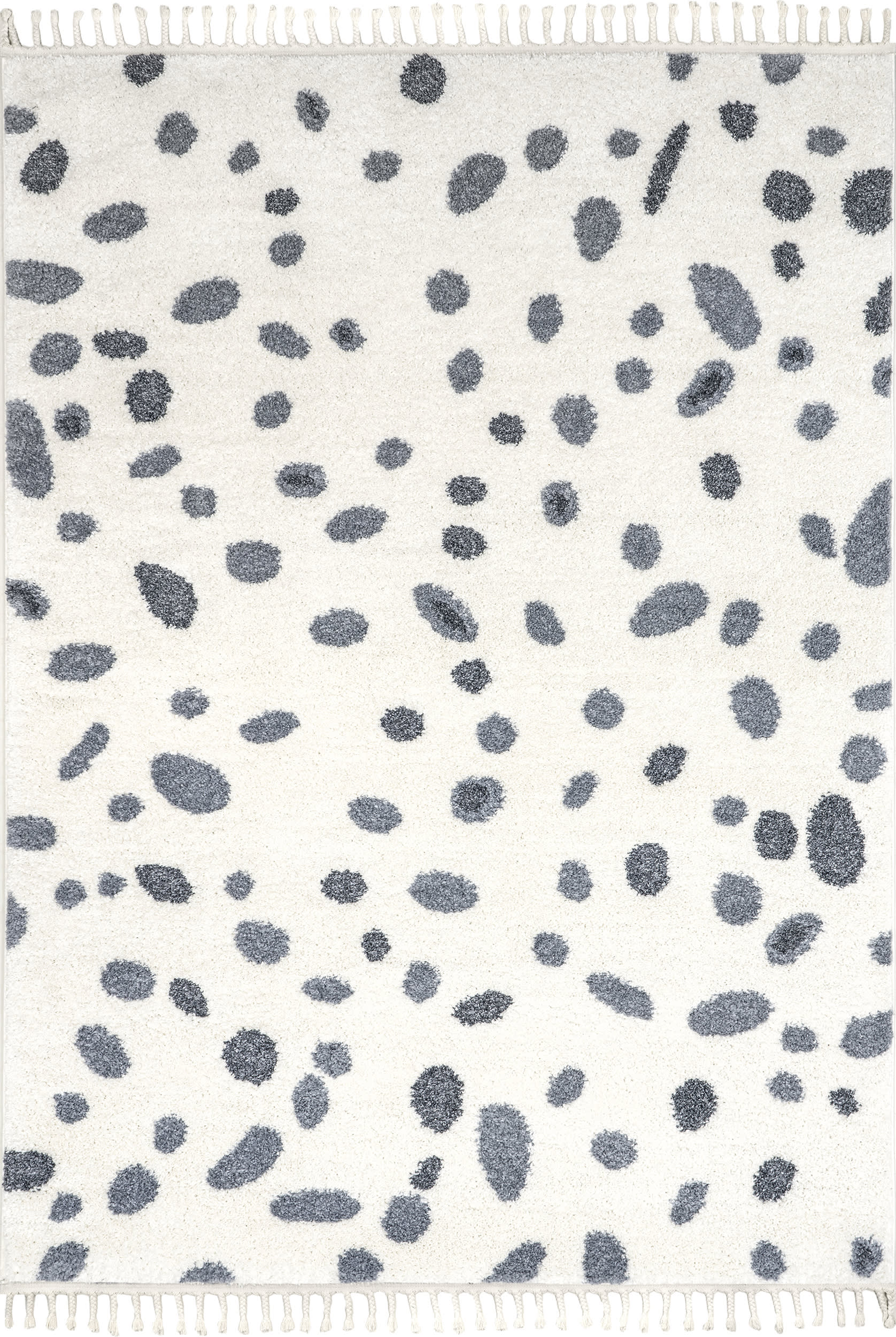 Brea Speckled Tasseled Rug | Beige