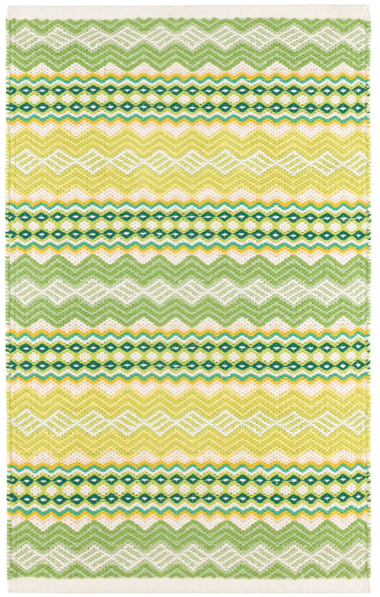 Briarwood Handwoven Cotton Rug | Lemon