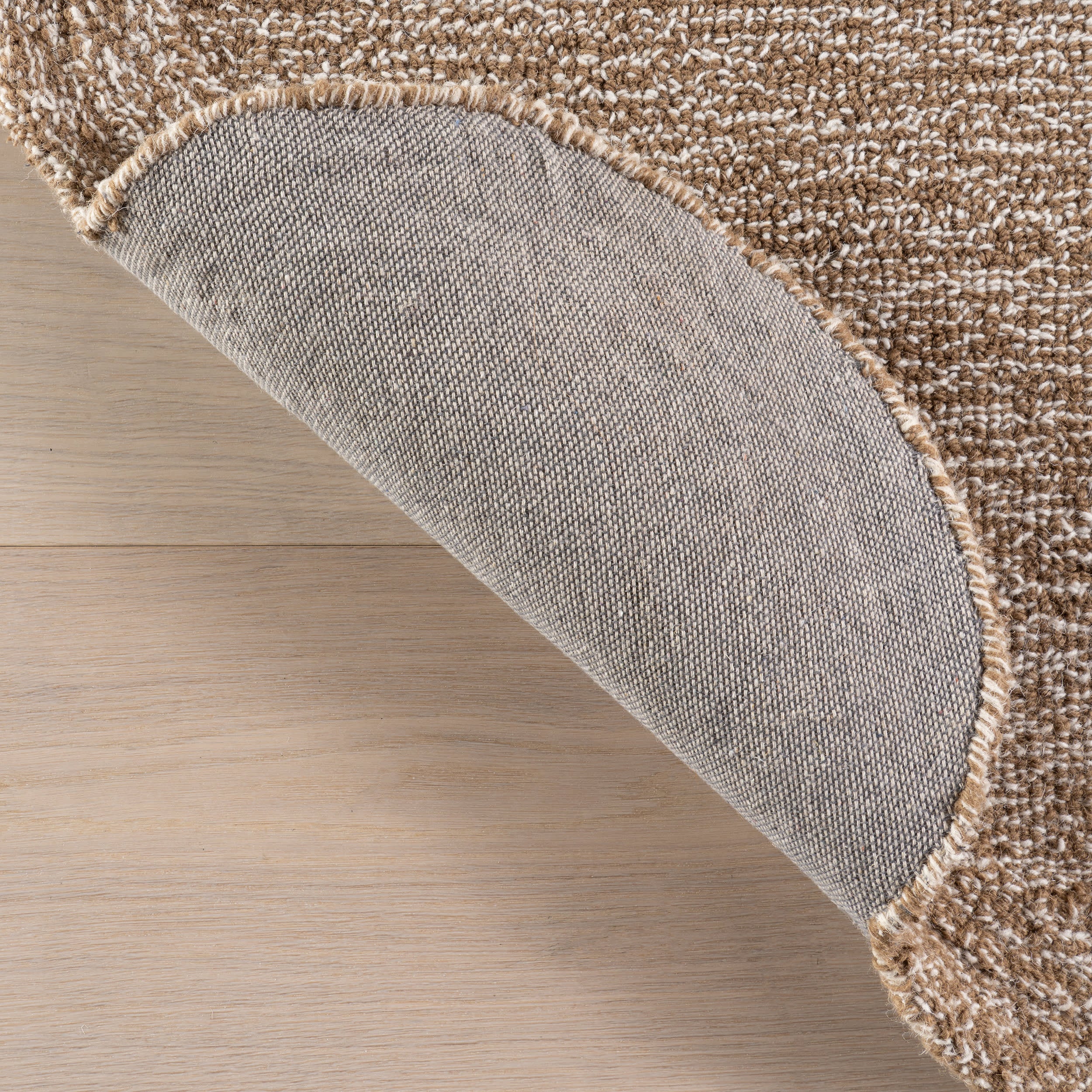 Broaun Solid Bordered Rug | Tan - Image 7