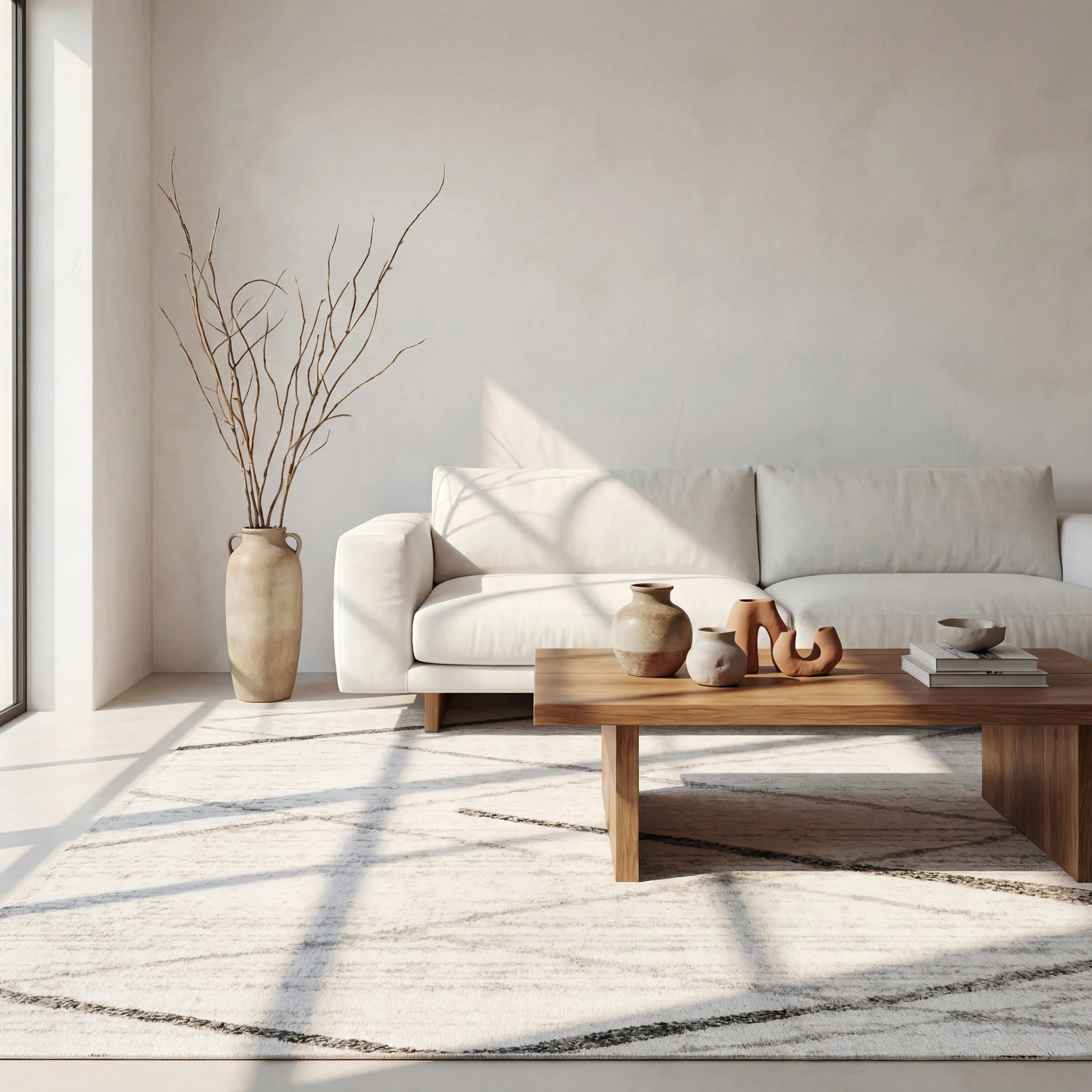 Broken Lattice Rug | Grey - Image 5