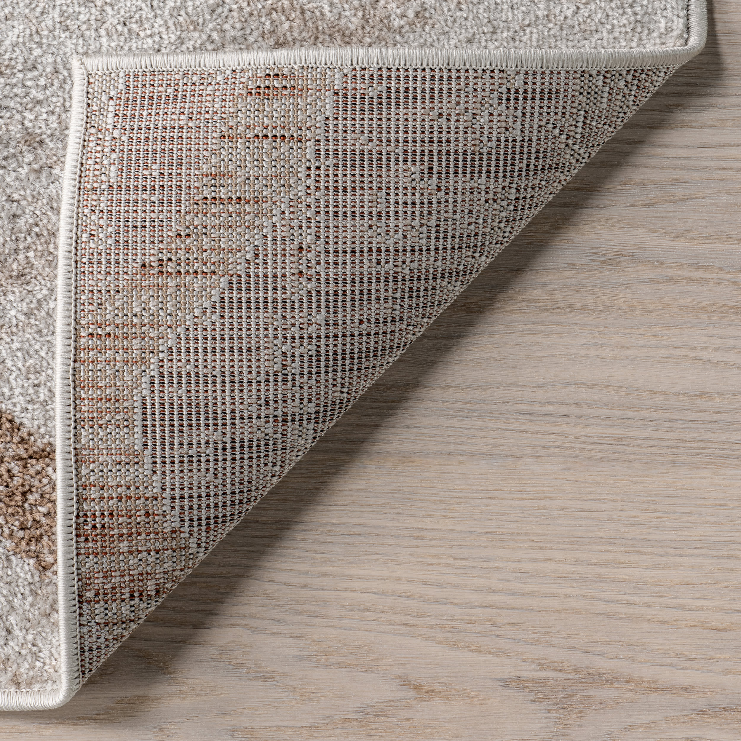 Broken Lattice Rug | Light Brown - Image 6