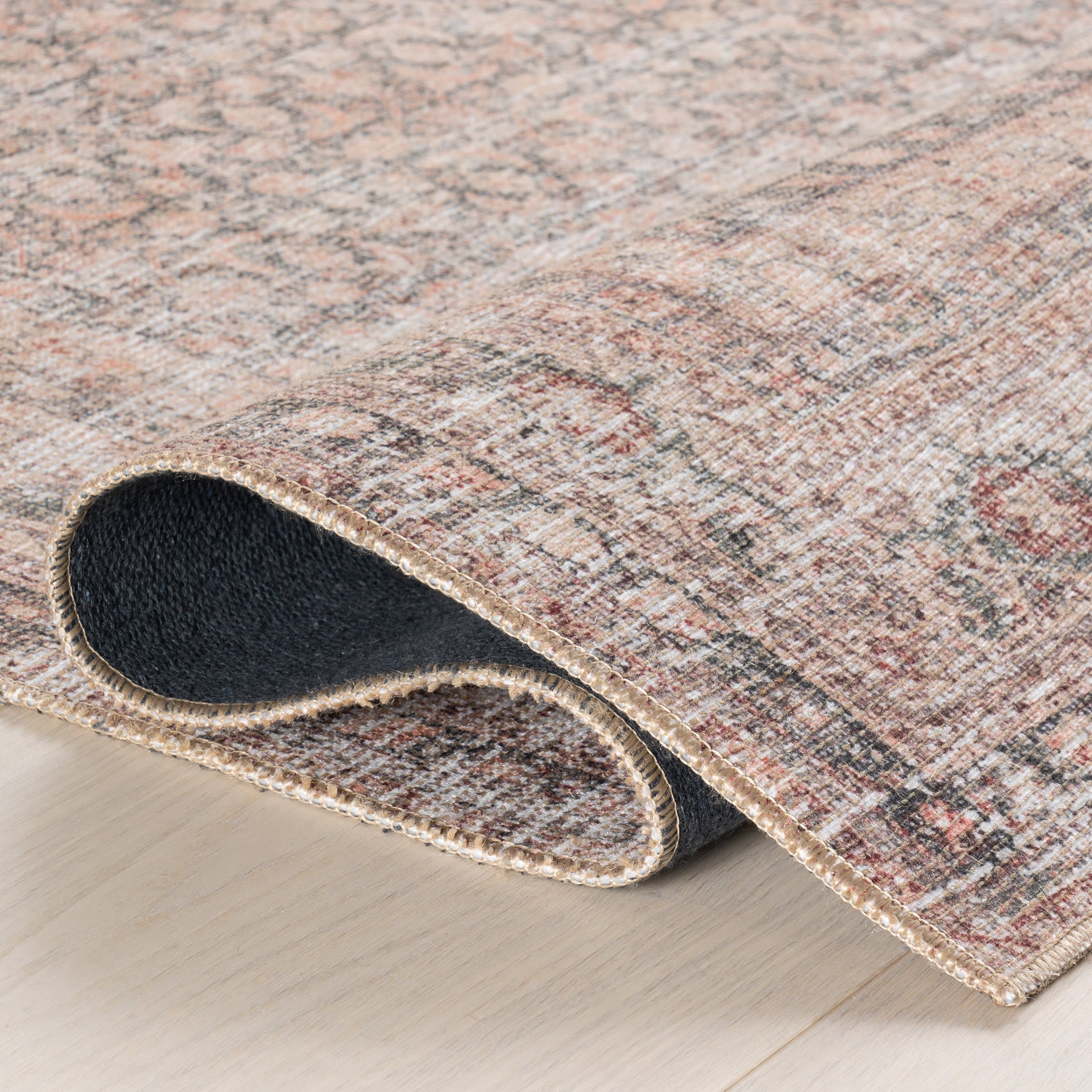 Bronte Vintage Rug | Light Brown - Image 8