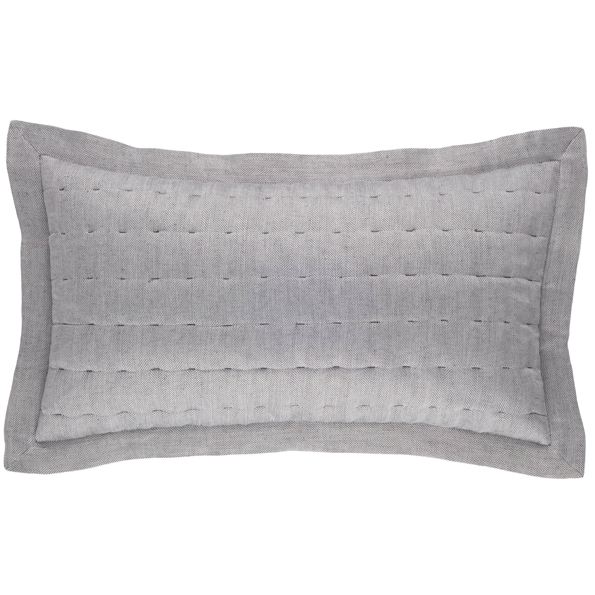 Brussels Quilted Sham | Black - Image 2