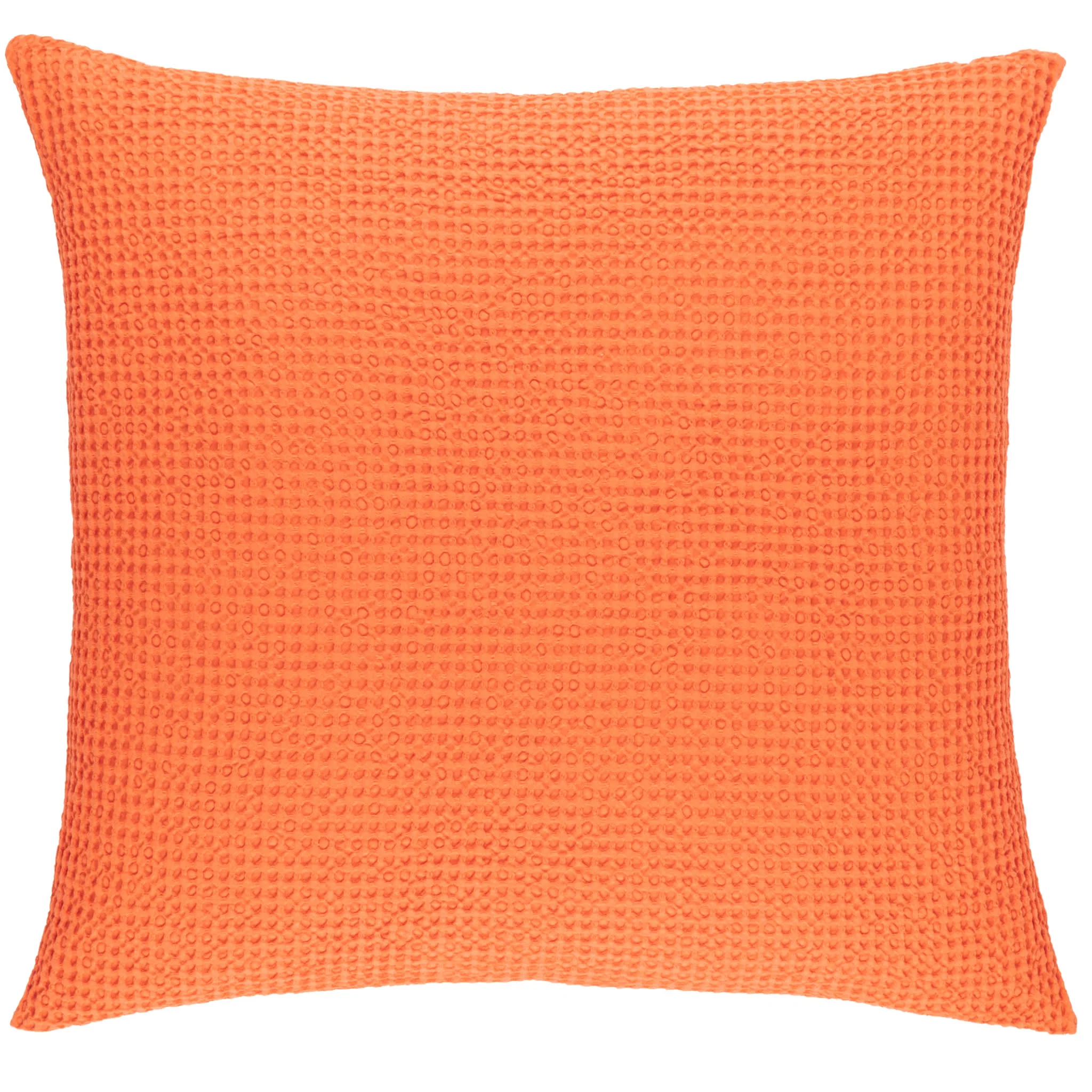 Bubble Matelasse Sham | Tangerine