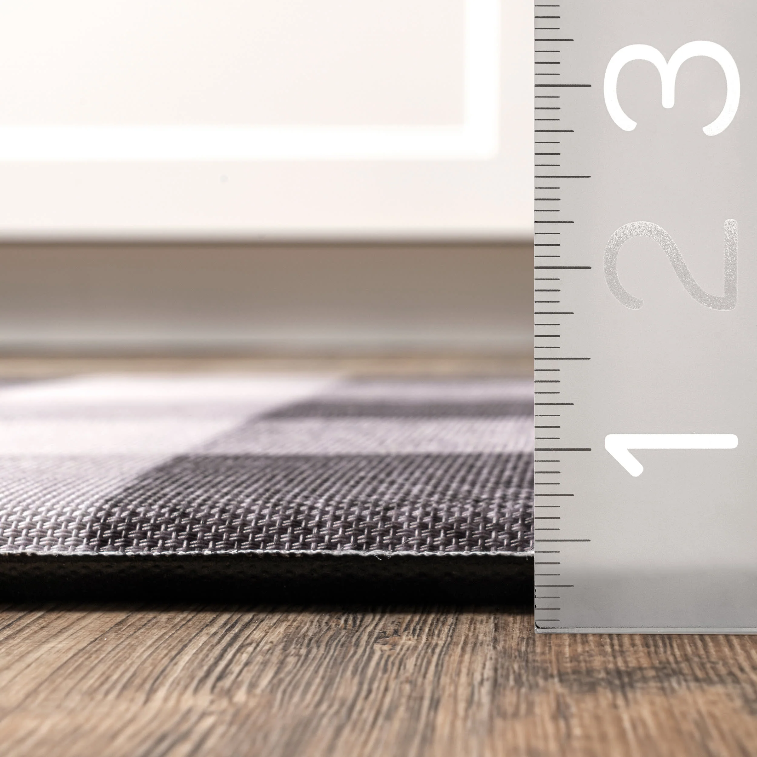 Buffalo Plaid Printed Anti-Fatigue Mat | Grey - Image 4