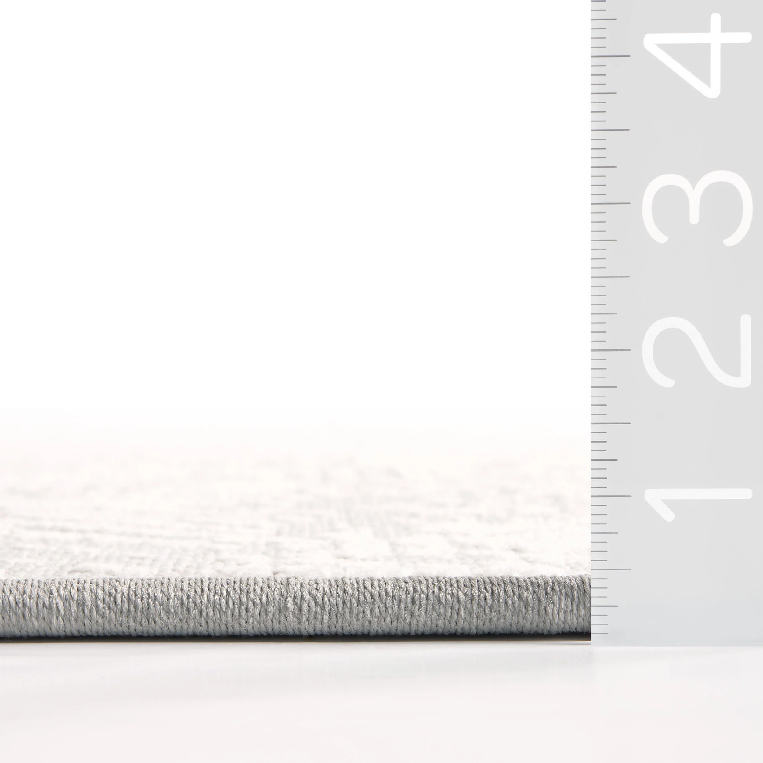 Bunting Distressed Custom Rug | Light Grey - Image 3