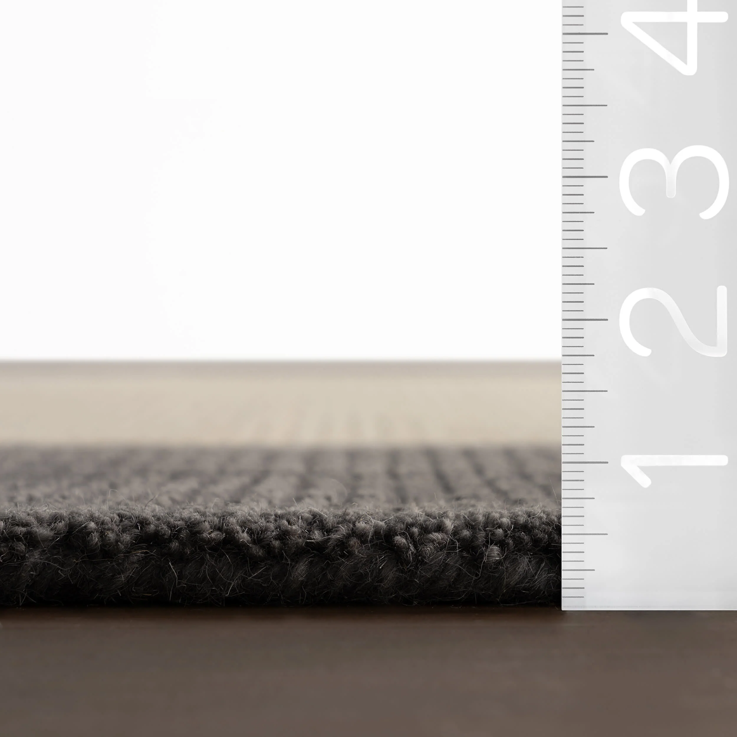 Caligo Mid Century Modern Bordered Rug | Grey - Image 4