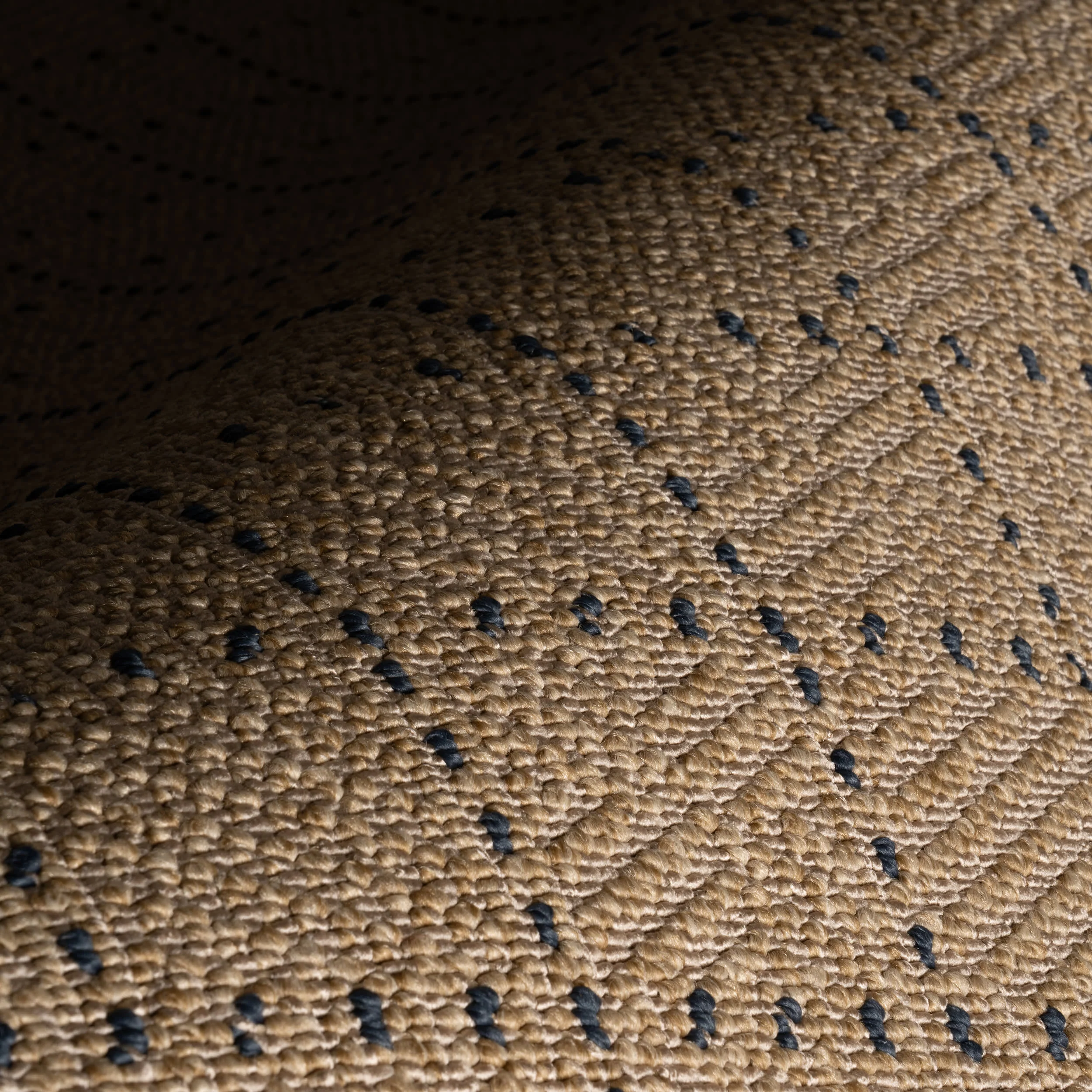 Callista Modern Geometric Indoor/Outdoor Rug | Navy - Image 3