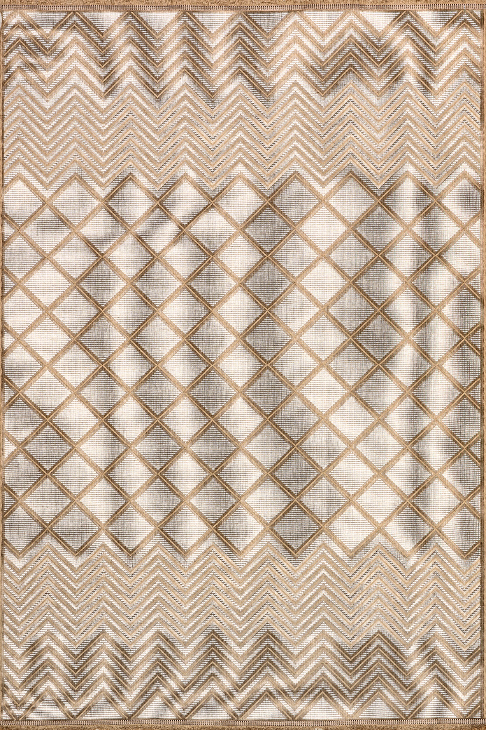 Camila Crosshatch Rug | Ivory