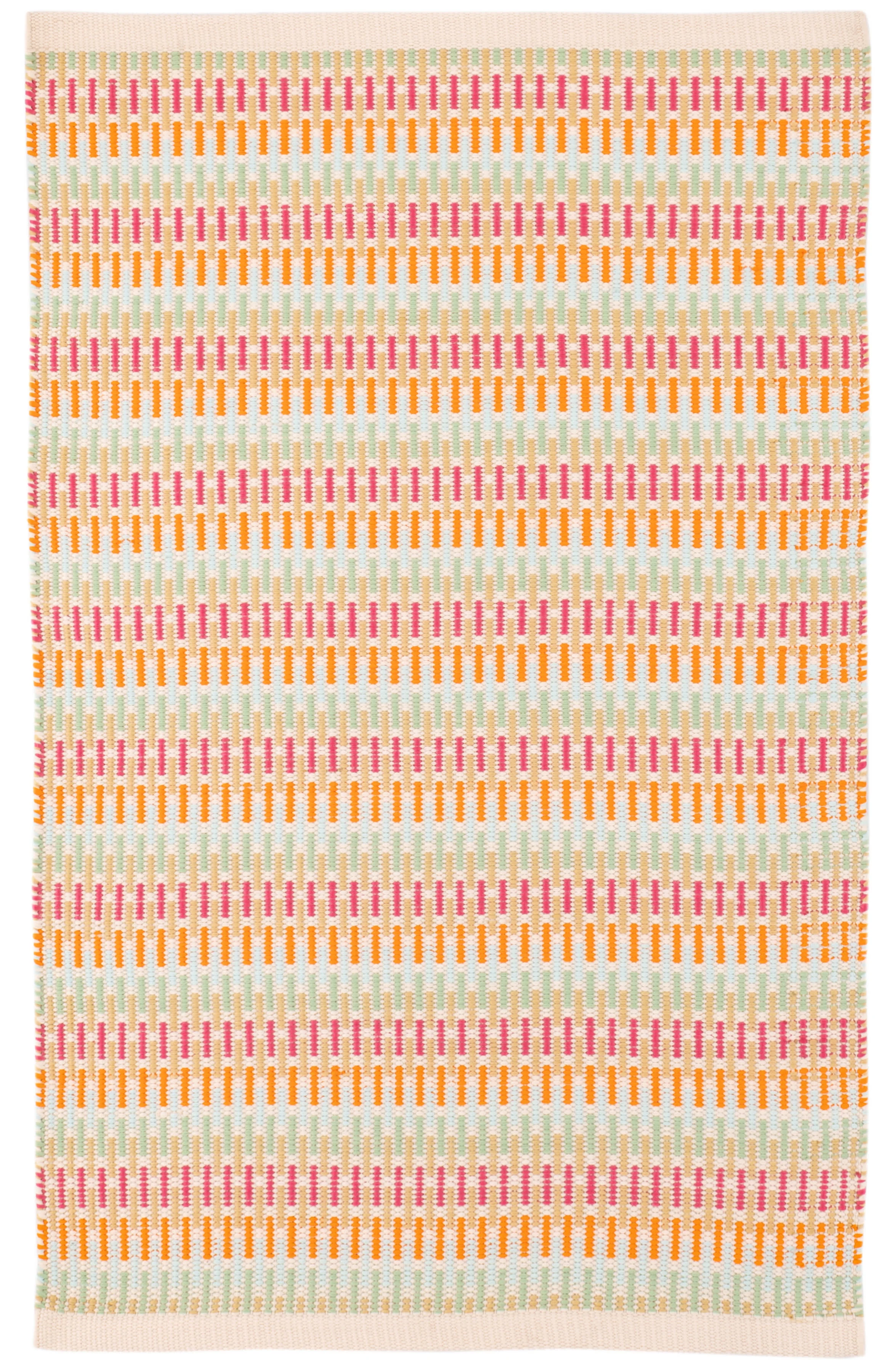 Candy Stripe Handwoven Indoor/Outdoor Rug | Multi