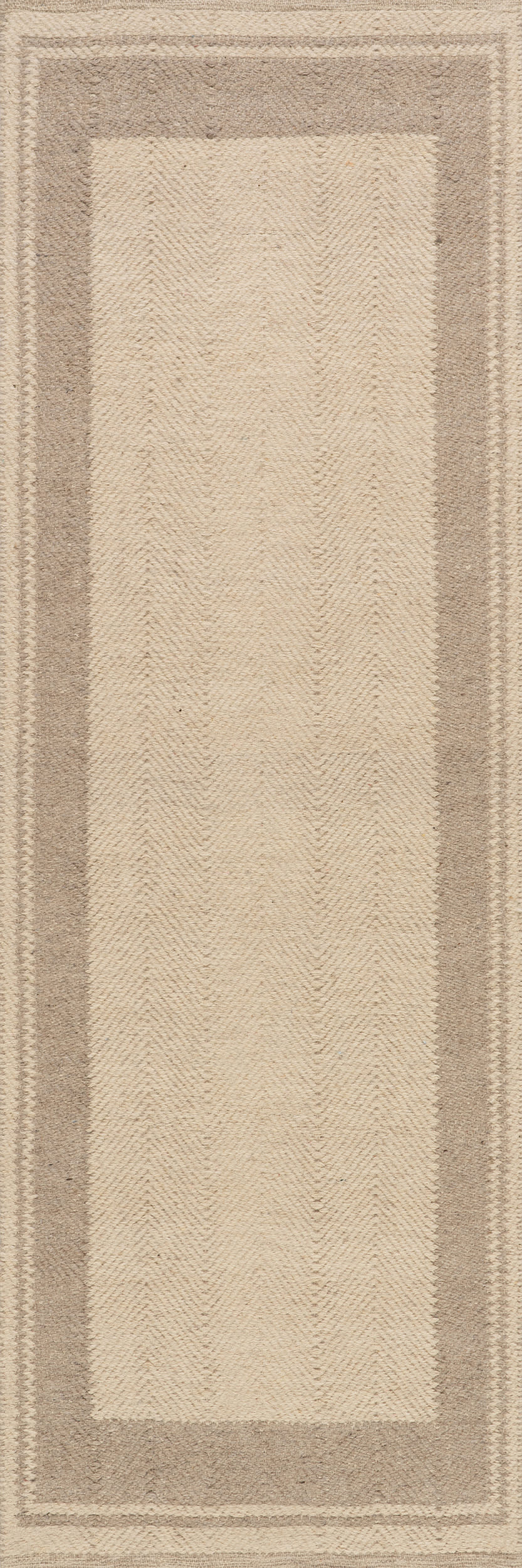 Canon Bordered Wool Rug by Nate Berkus | Beige