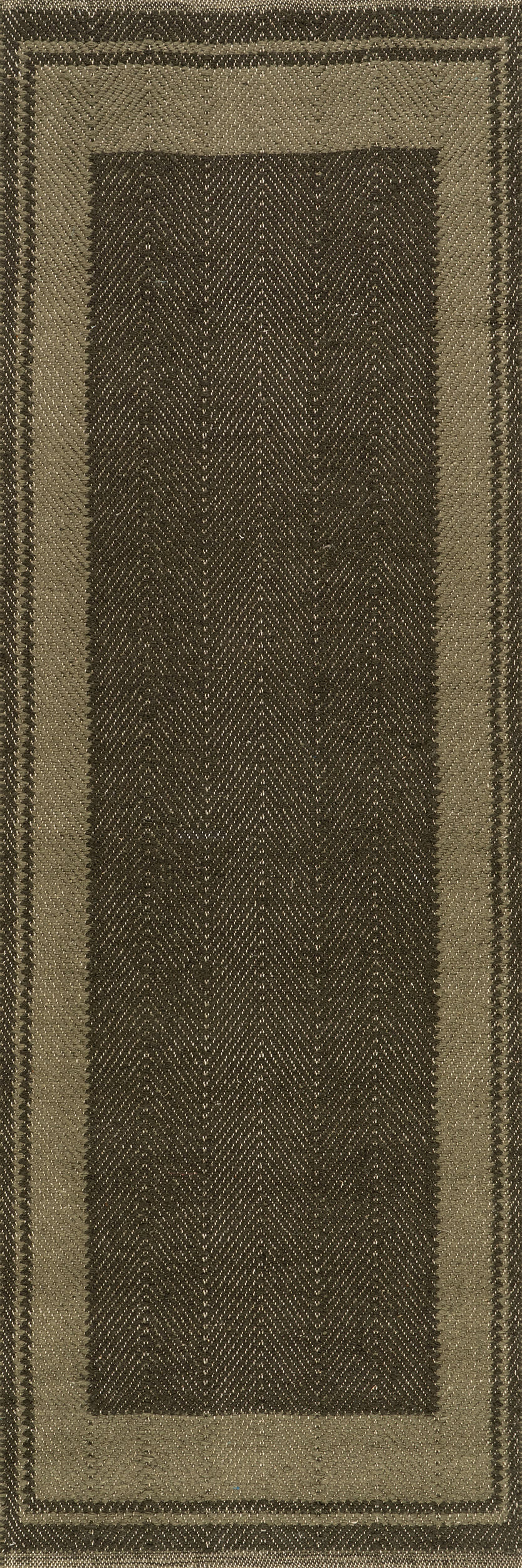Canon Bordered Wool Rug by Nate Berkus | Green