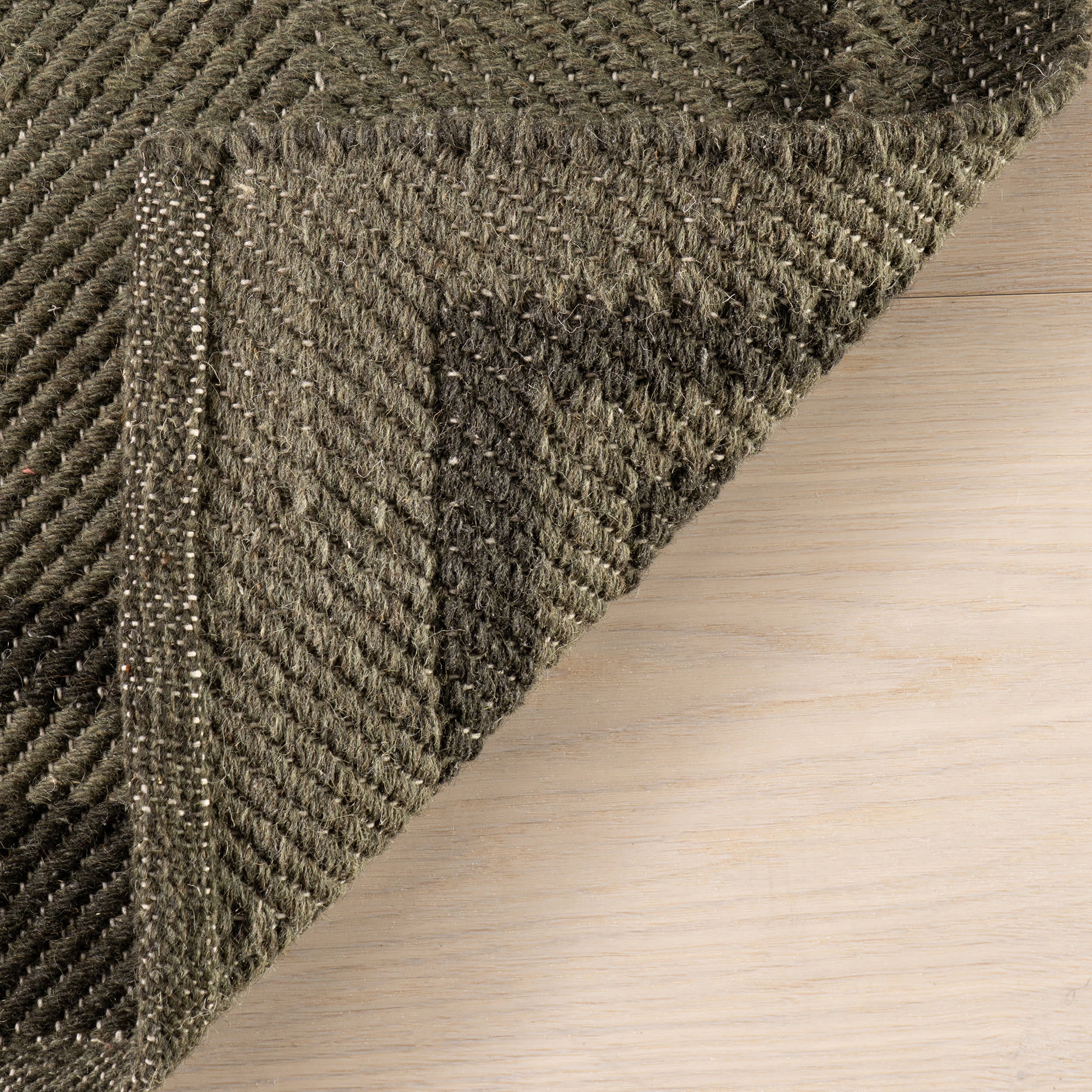 Canon Bordered Wool Rug by Nate Berkus | Green - Image 6