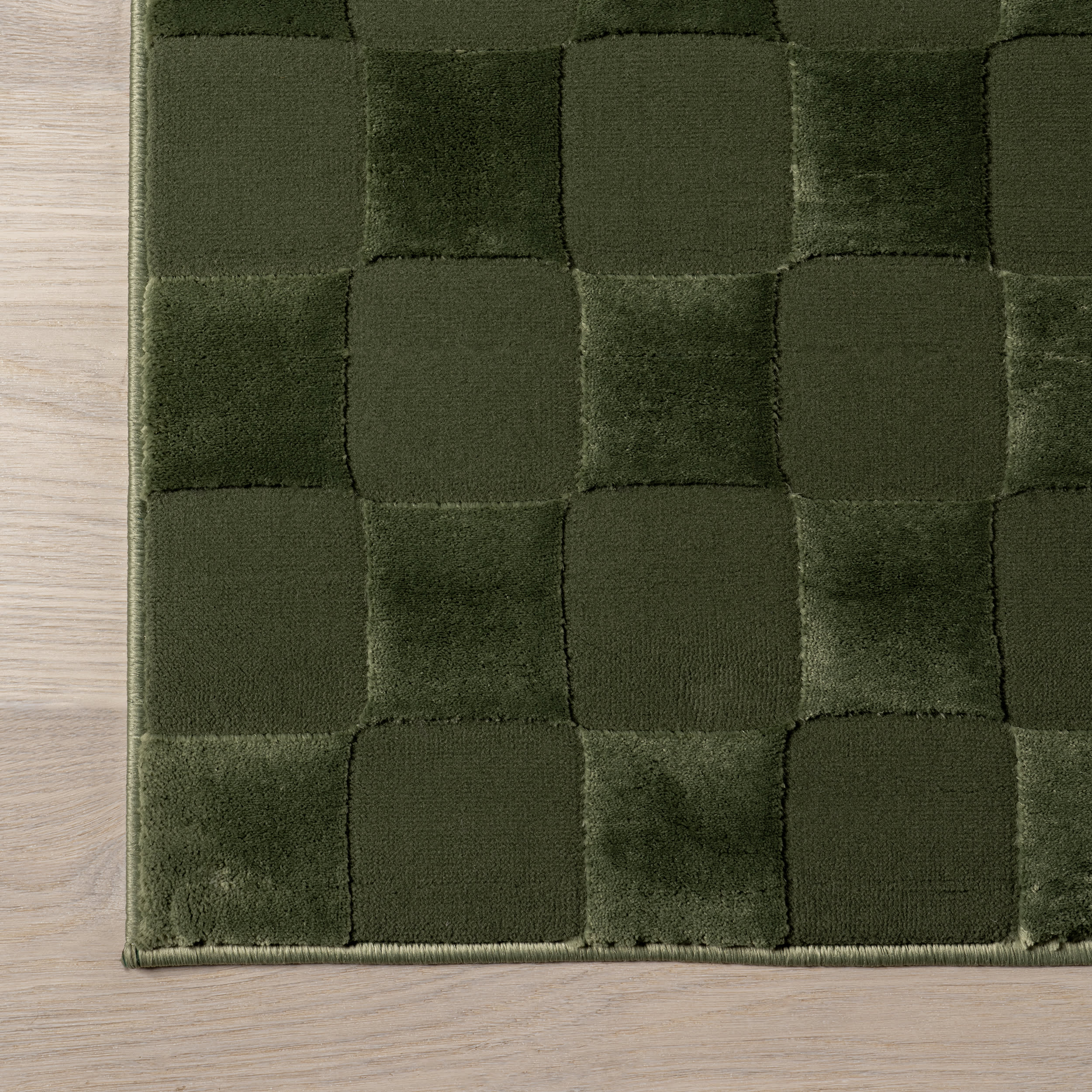 Cape May Plush Textured Washable Rug | Green - Image 3