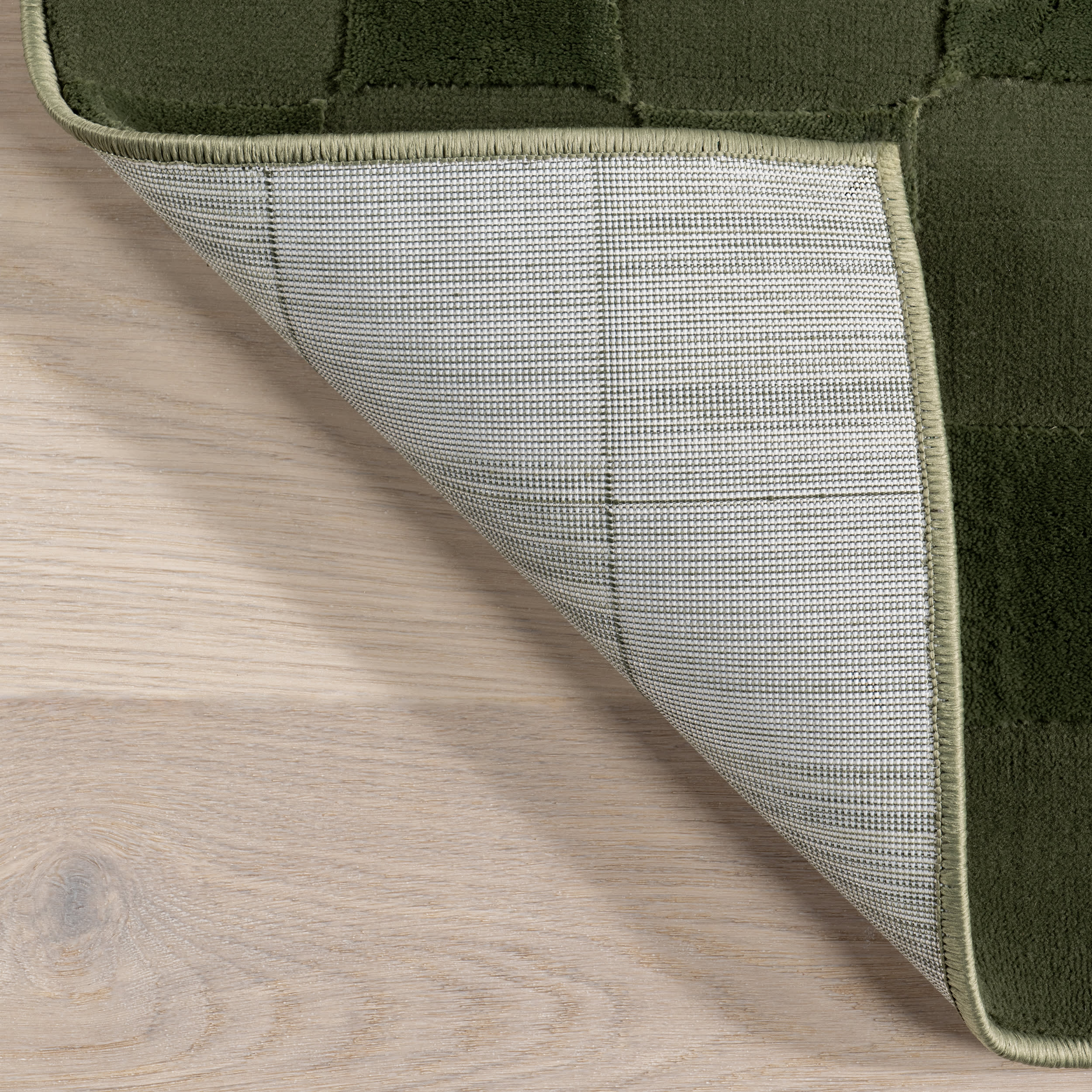 Cape May Plush Textured Washable Rug | Green - Image 6