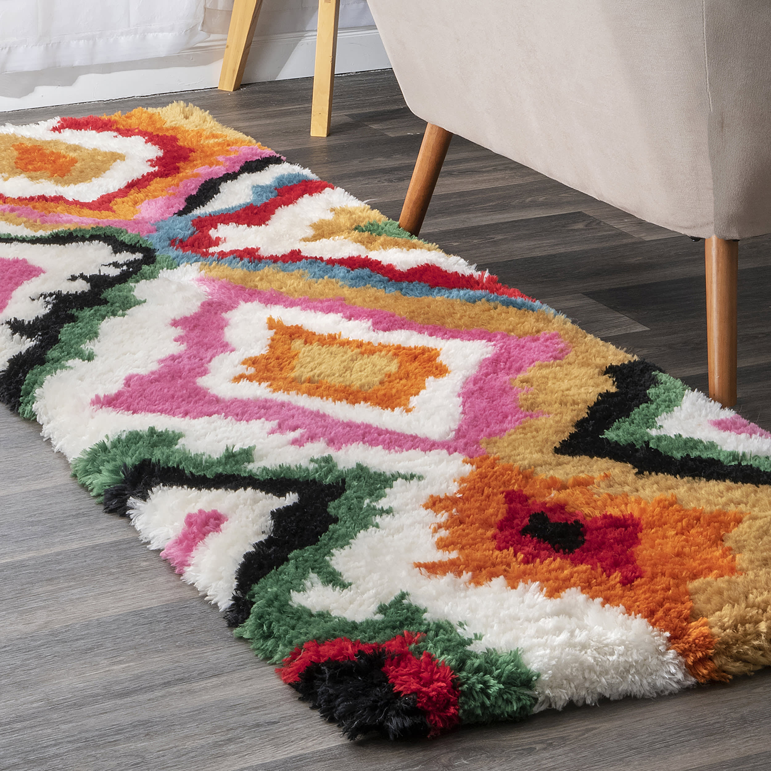 Carnival Shag Rug | Multicolor - Image 2