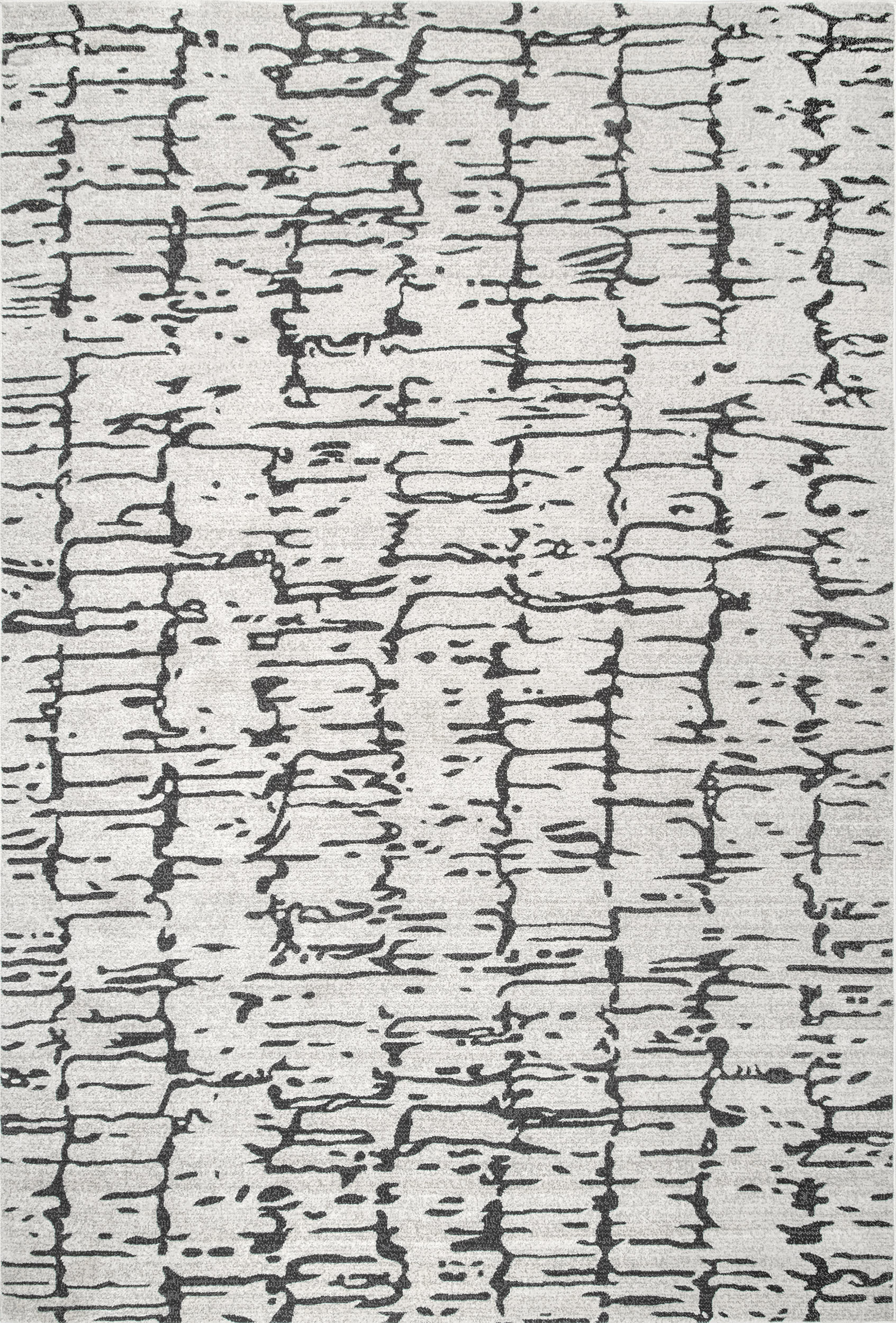 Cascading Abstract Rug | Ivory