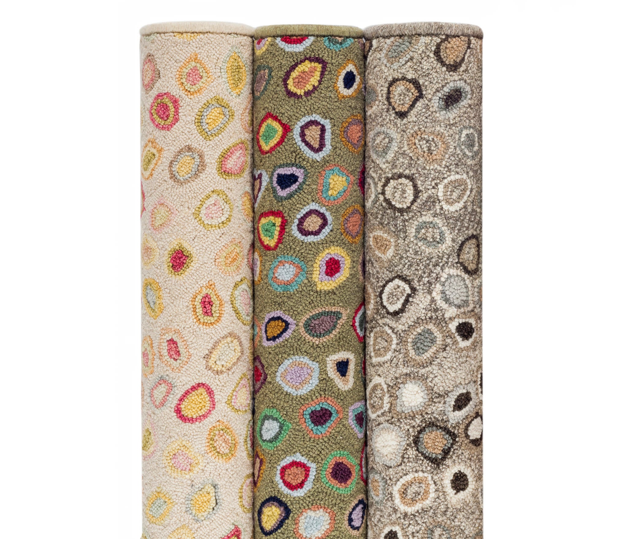 Cat's Paw Hand Micro Hooked Wool Custom Rug | Pastel - Image 4