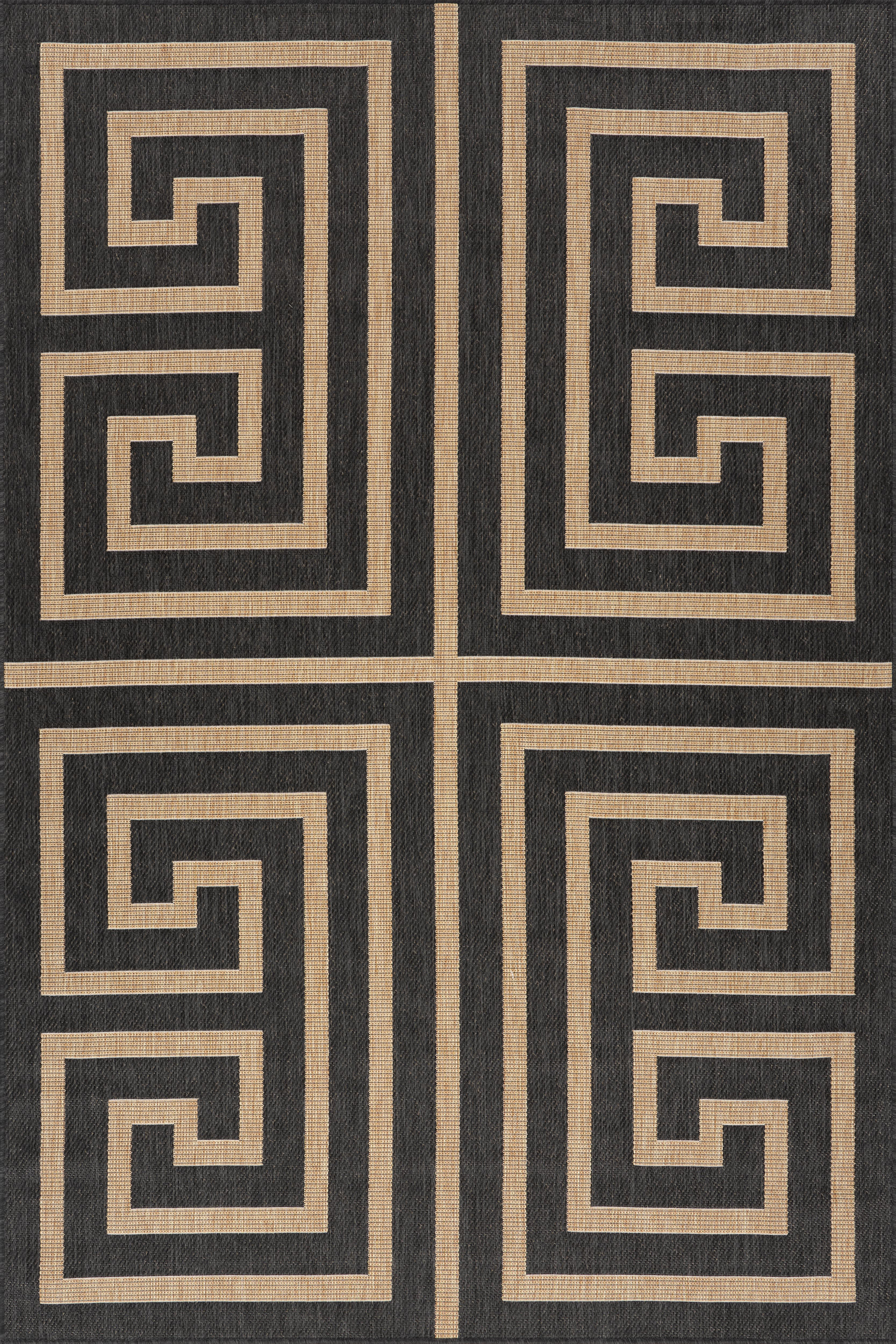 Celestia Contemporary Geometric Indoor/Outdoor Rug | Grey