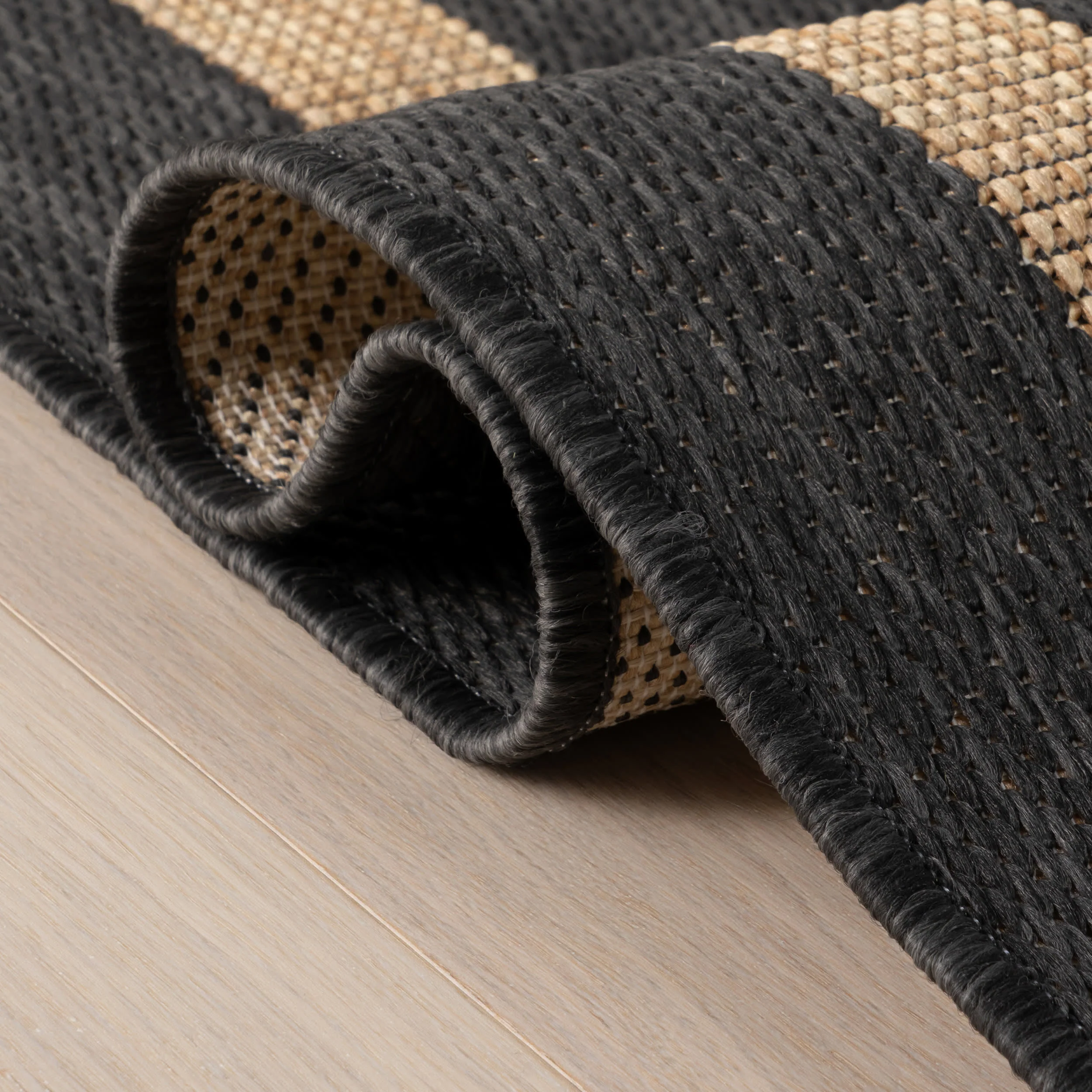 Celestia Contemporary Geometric Indoor/Outdoor Rug | Grey - Image 11