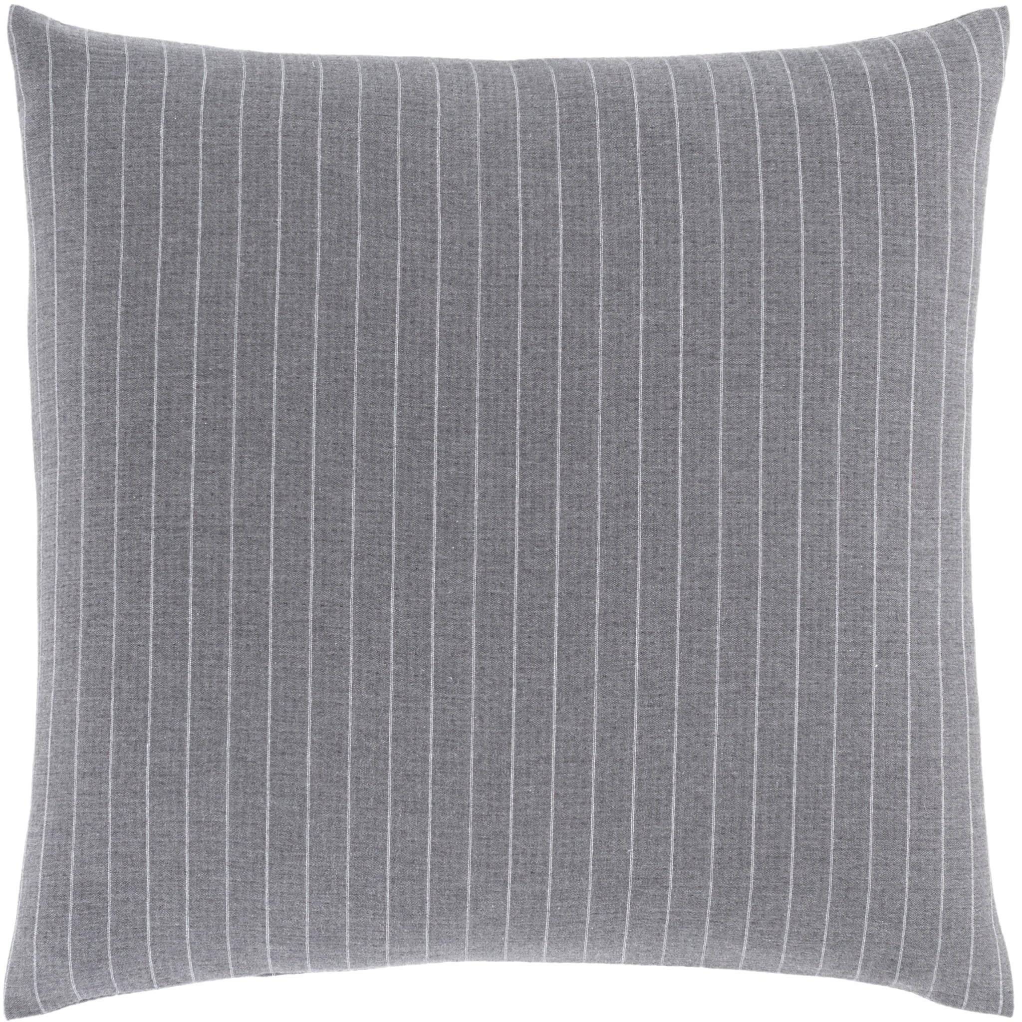 Chalk Stripe Sham | Grey