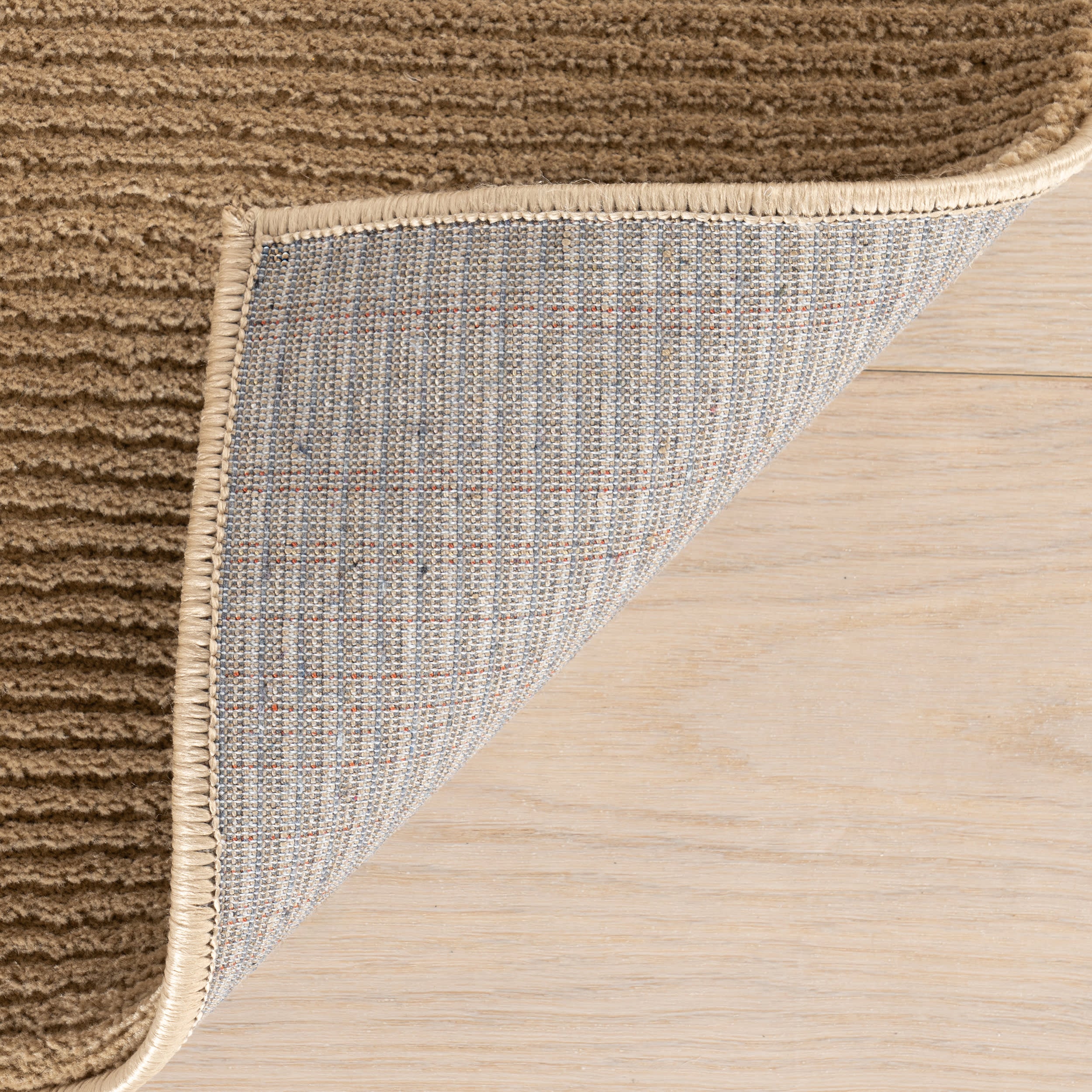 Chandani Abstract Plush Textured Washable Rug | Sand - Image 8