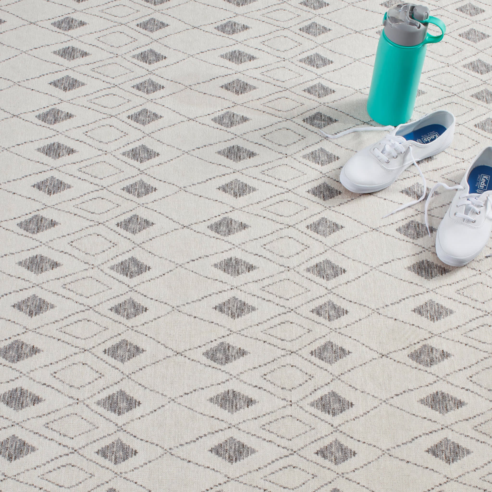 Chandler Machine Washable Rug | Ivory - Image 3