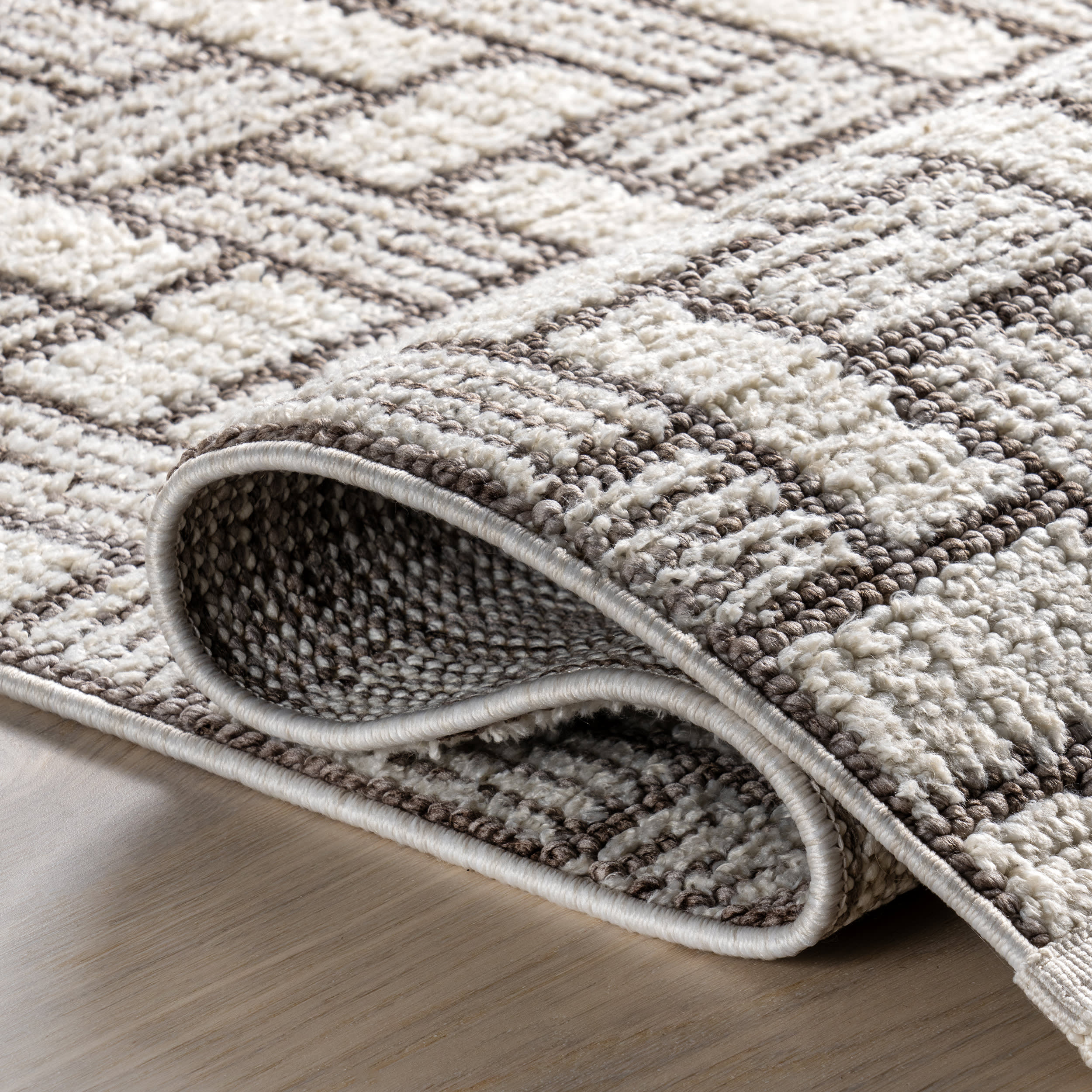 Charli Geometric Rug | Ivory - Image 9