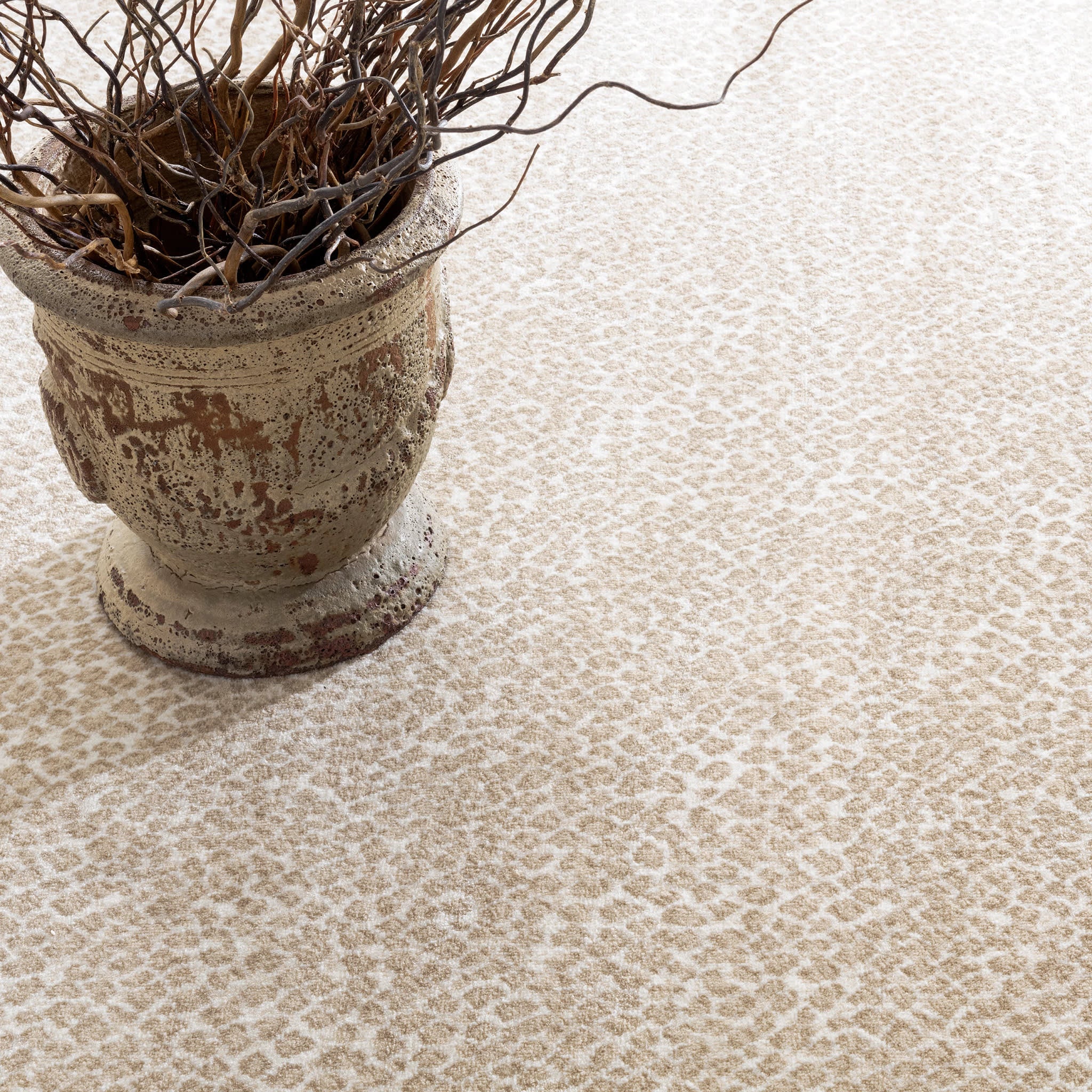 Cheetah Woven Performance Custom Rug | Beige - Image 2
