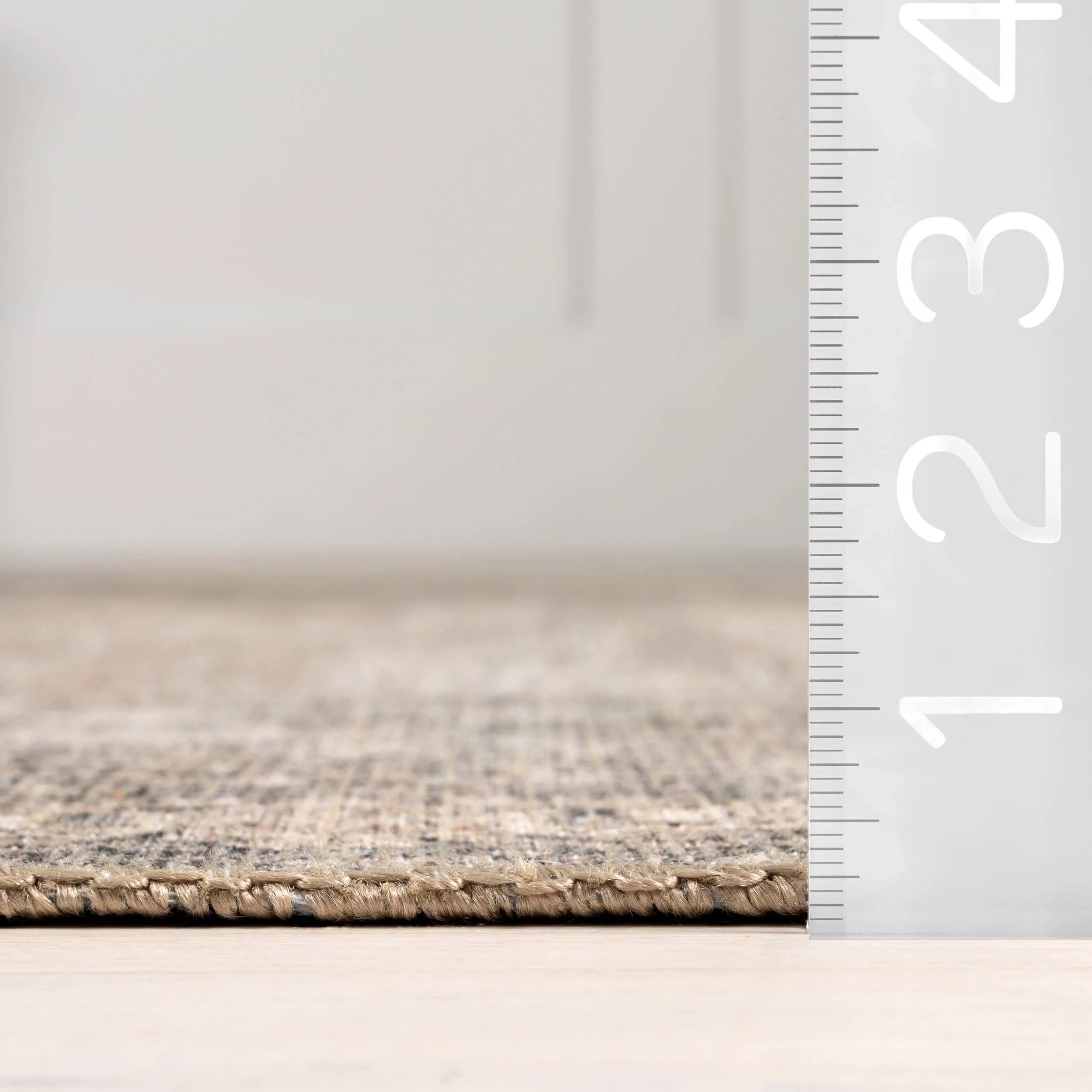 Chester Antiqued Jute-Blend Rug | Brown - Image 6