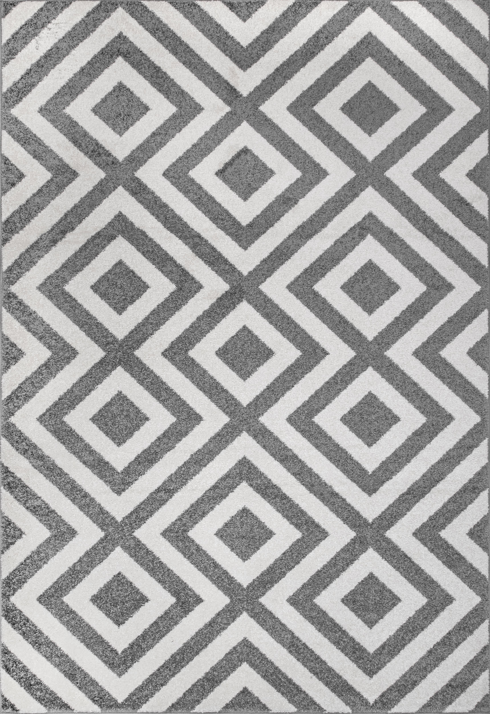Chevron Stripes Rug | Grey